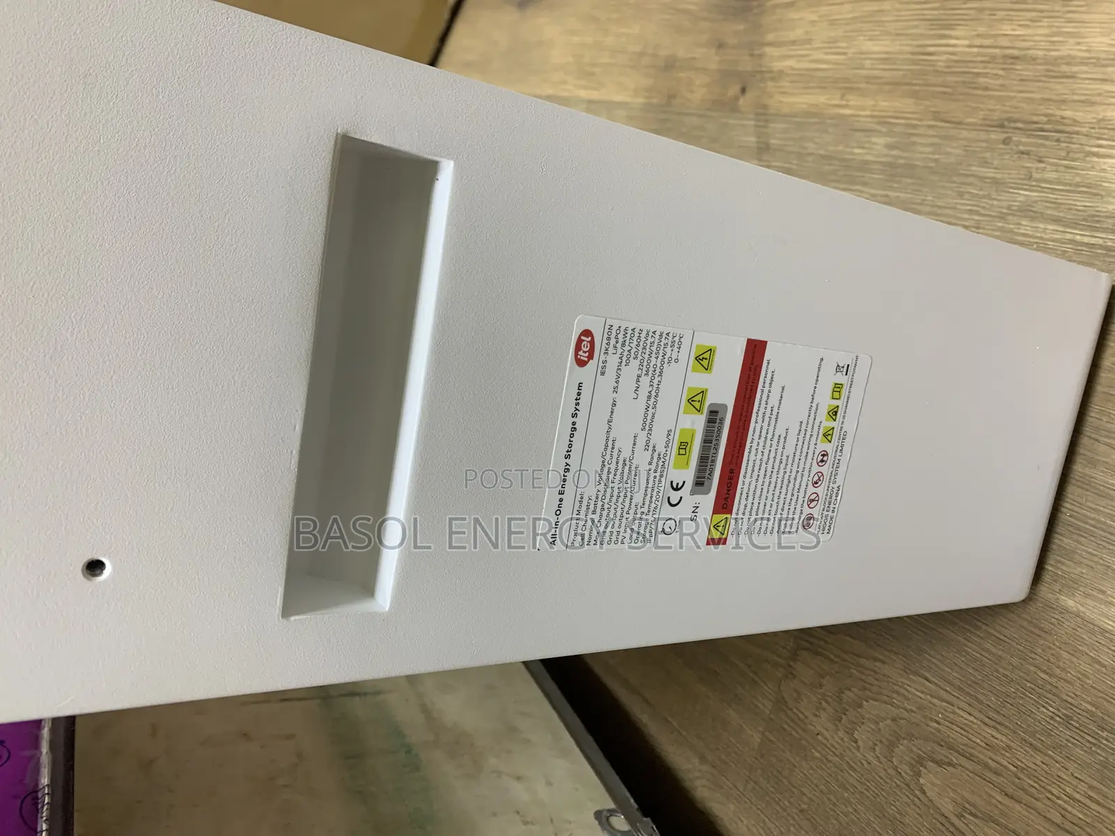 3600kw/8000kwh Itel Solar Generator