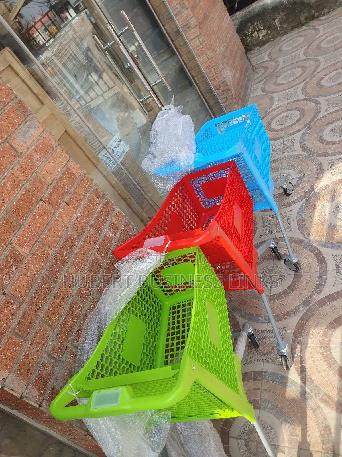 Supermarket Trolley 80liters Plastic