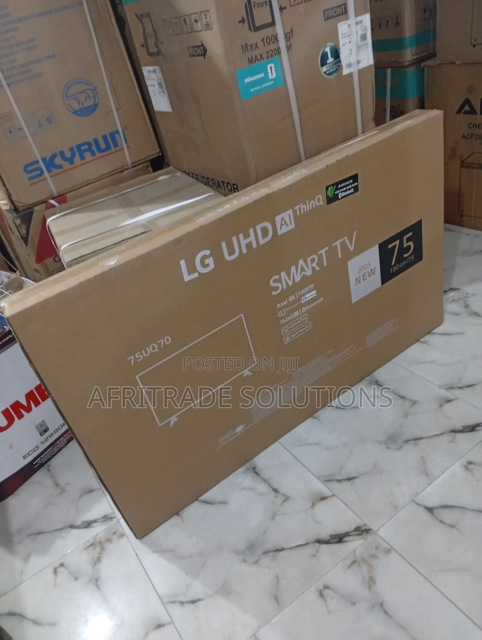 Lg 75" Smart Tv With Smooth Motion
