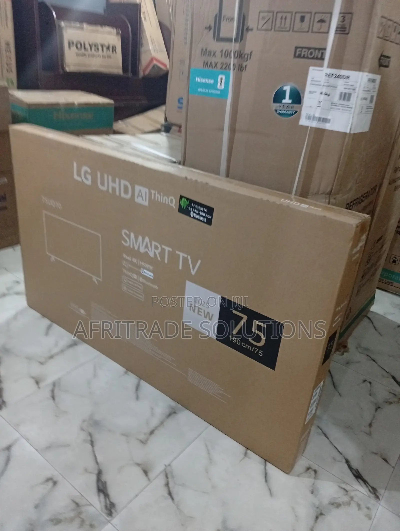 Lg 75-Inch Smart Tv With Hdmi Usb Ports