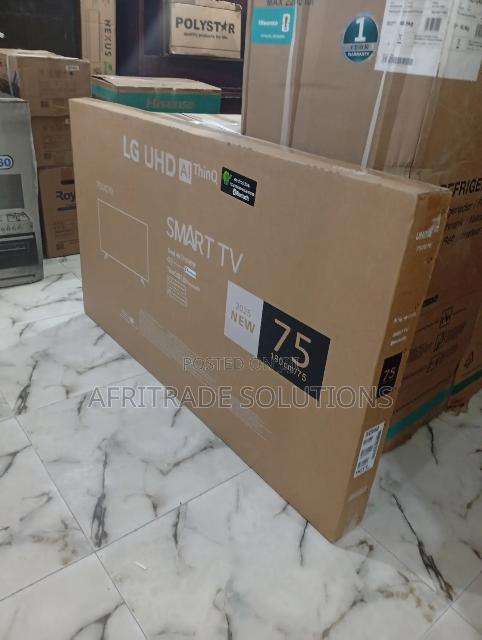 Lg 75-Inch Smart Tv With Ai Upscaling