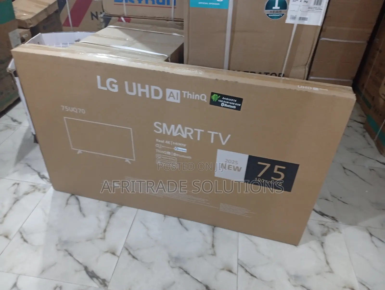 Lg 75-Inch Smart Tv With Enhanced Clarity