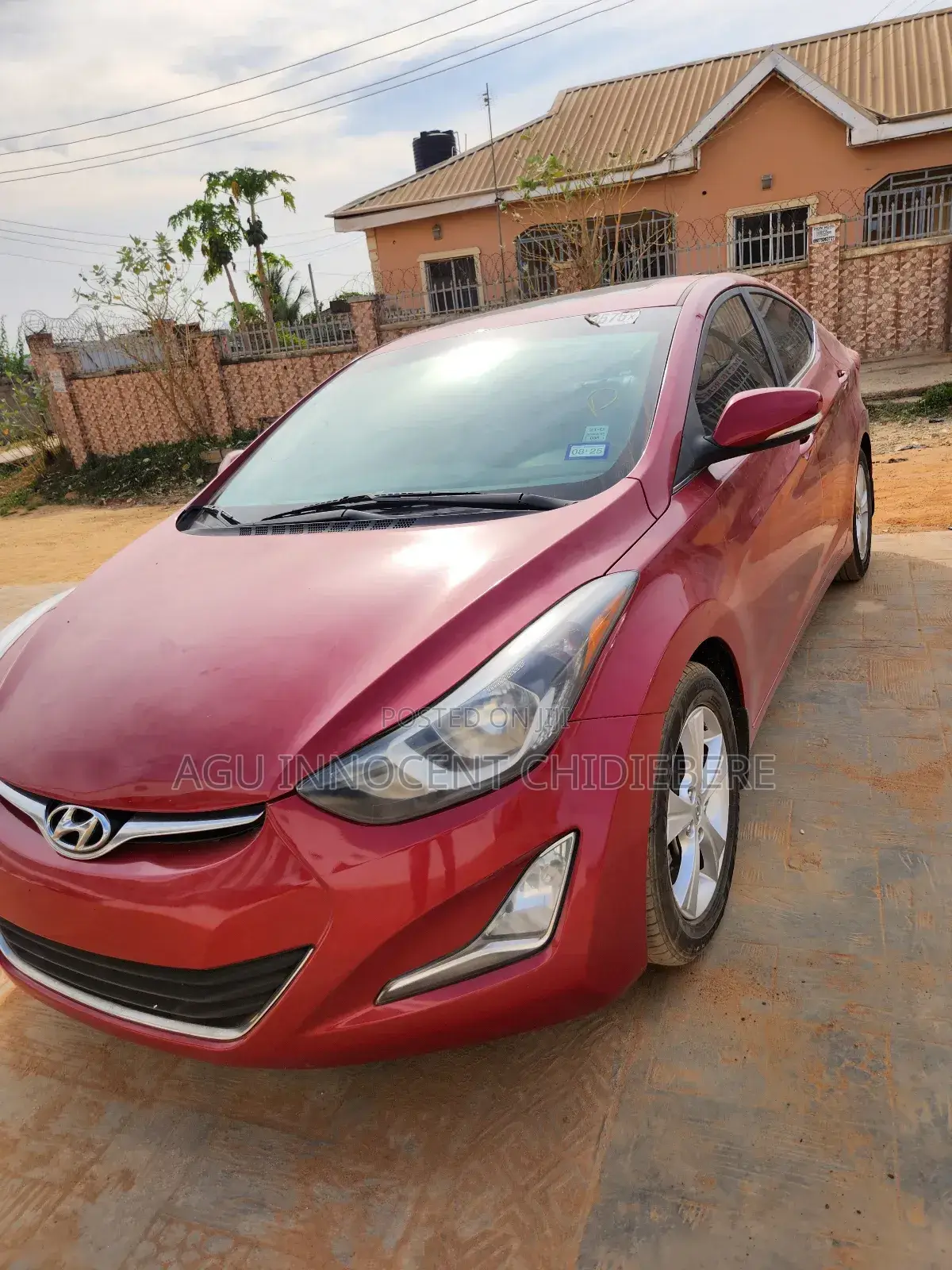 Hyundai Elantra Limited Sedan FWD (1.8L 4cyl 6A) 2016 Red