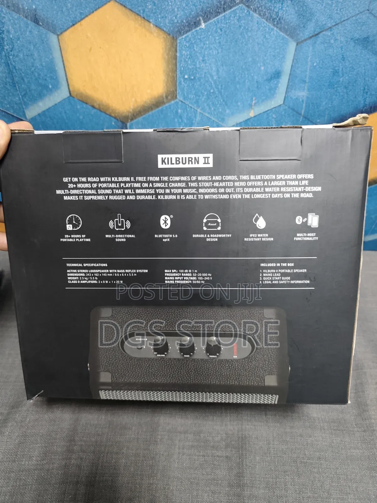 Marshall Kilburn Ll Bluetooth Speaker