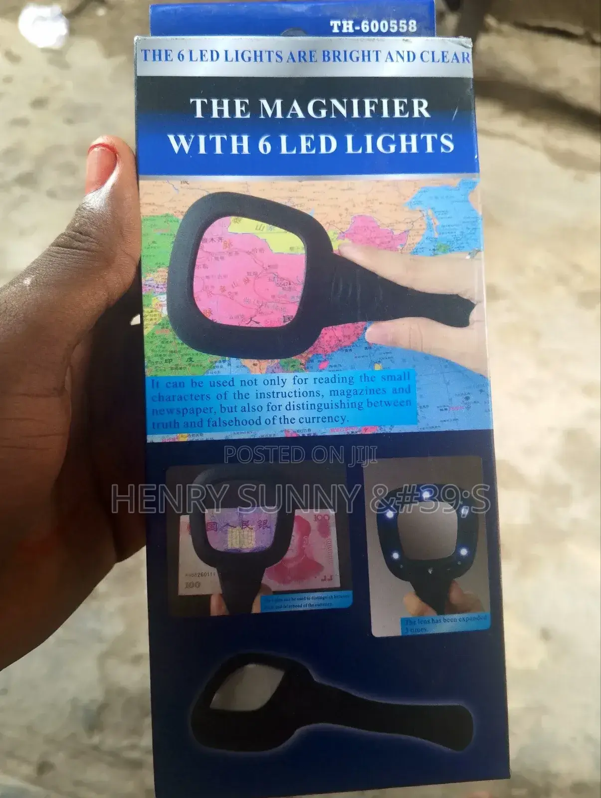 The Magnifier With 6 Led Lights