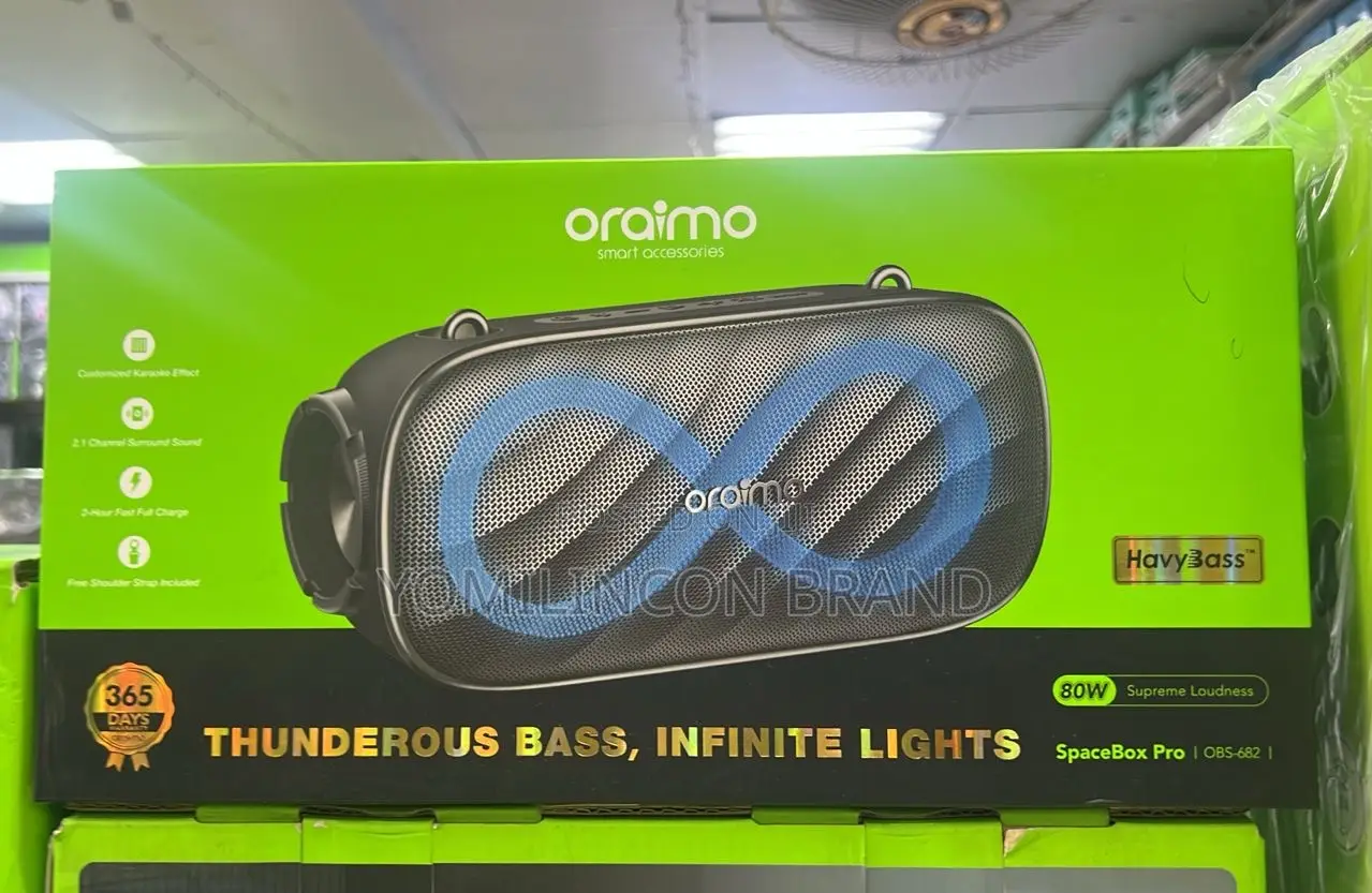 Oraimo Spacebox Pro Portable Bluetooth Speaker, Wireless Speakers