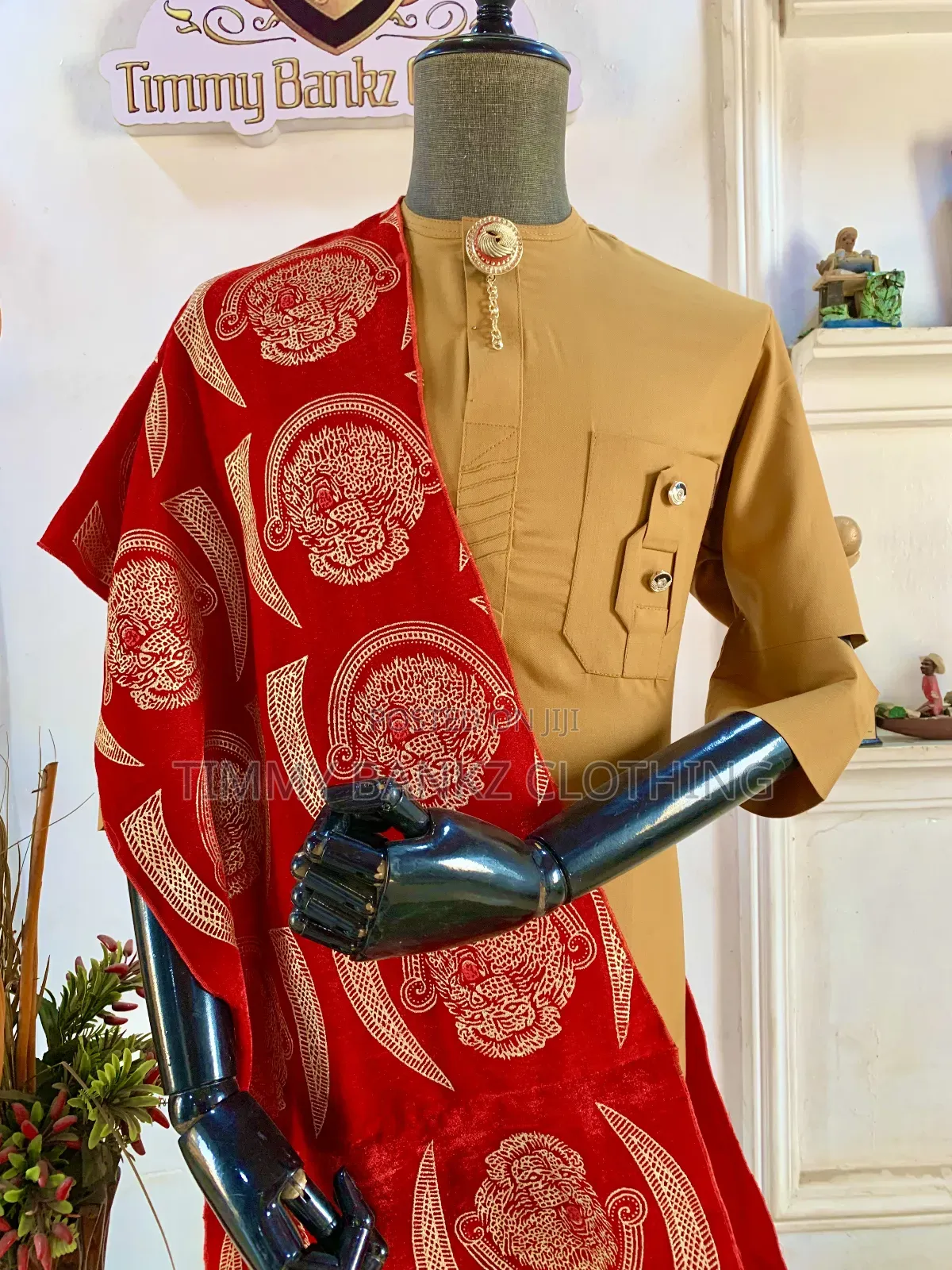 Classic Golden Yellow Men's Kaftan/Senatorial Wear