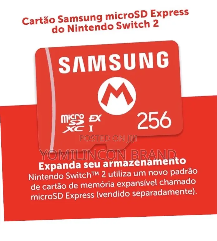 Samsung Microsd Express Card – 256gb For Nintendo Switch 2