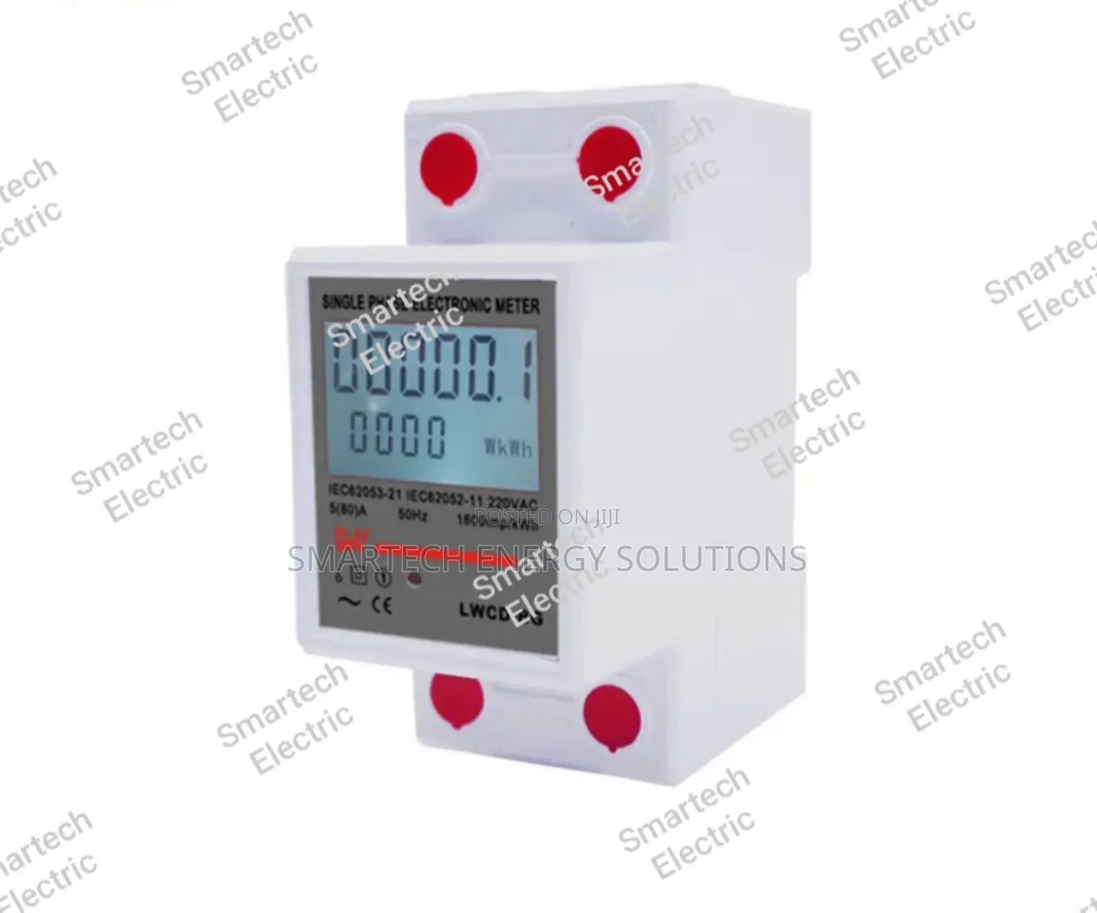 Smartech Digital Energy Check Meter 220v 5(80)A Dual Display Backlight