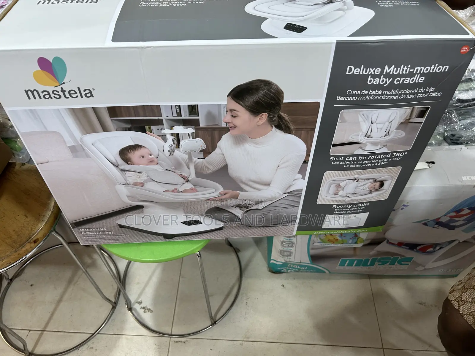 Mastela Deluxe Multi-Motion Baby Cradle