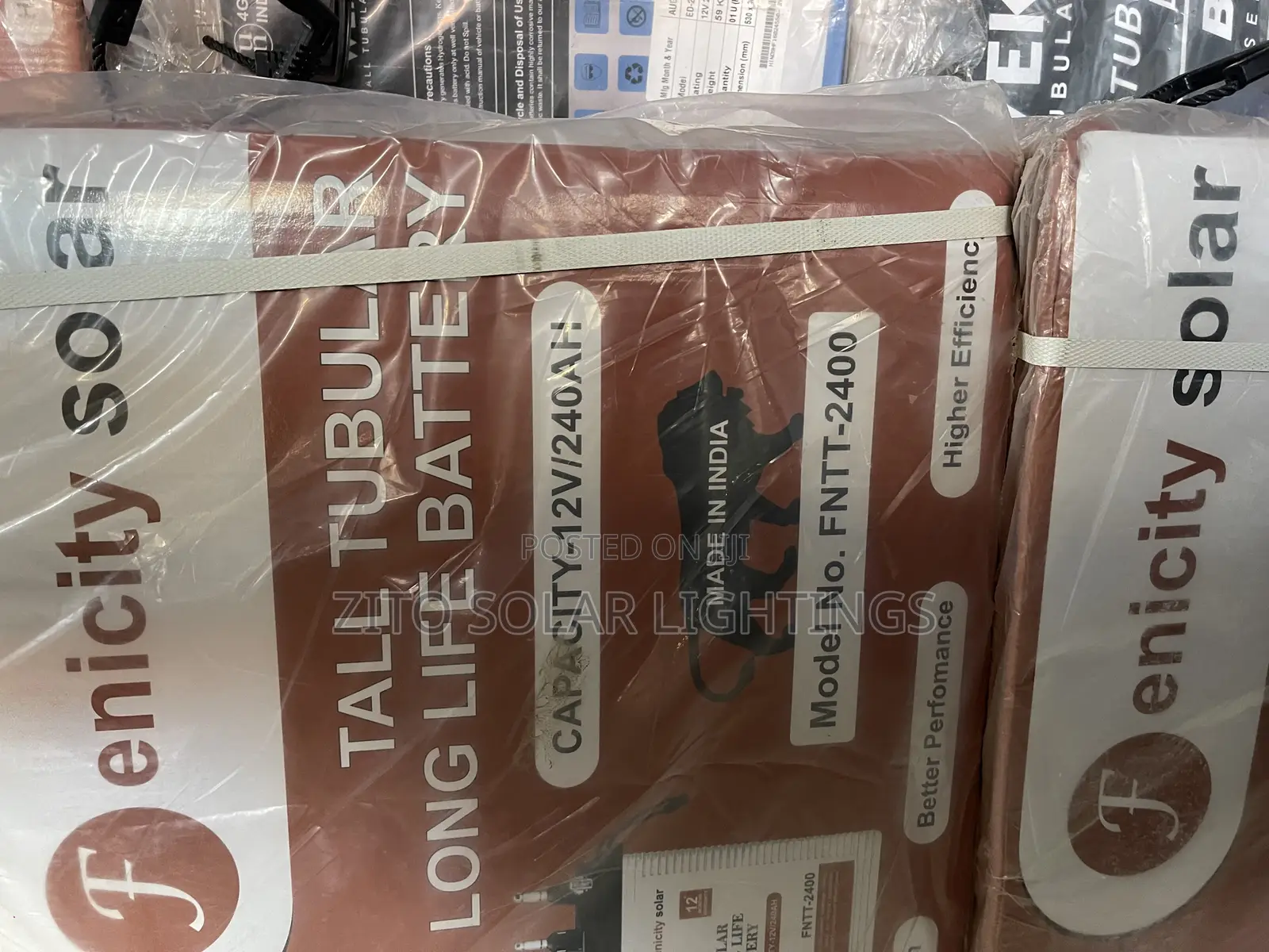 240ah Brand New Fenicity Solar Tubular Battery