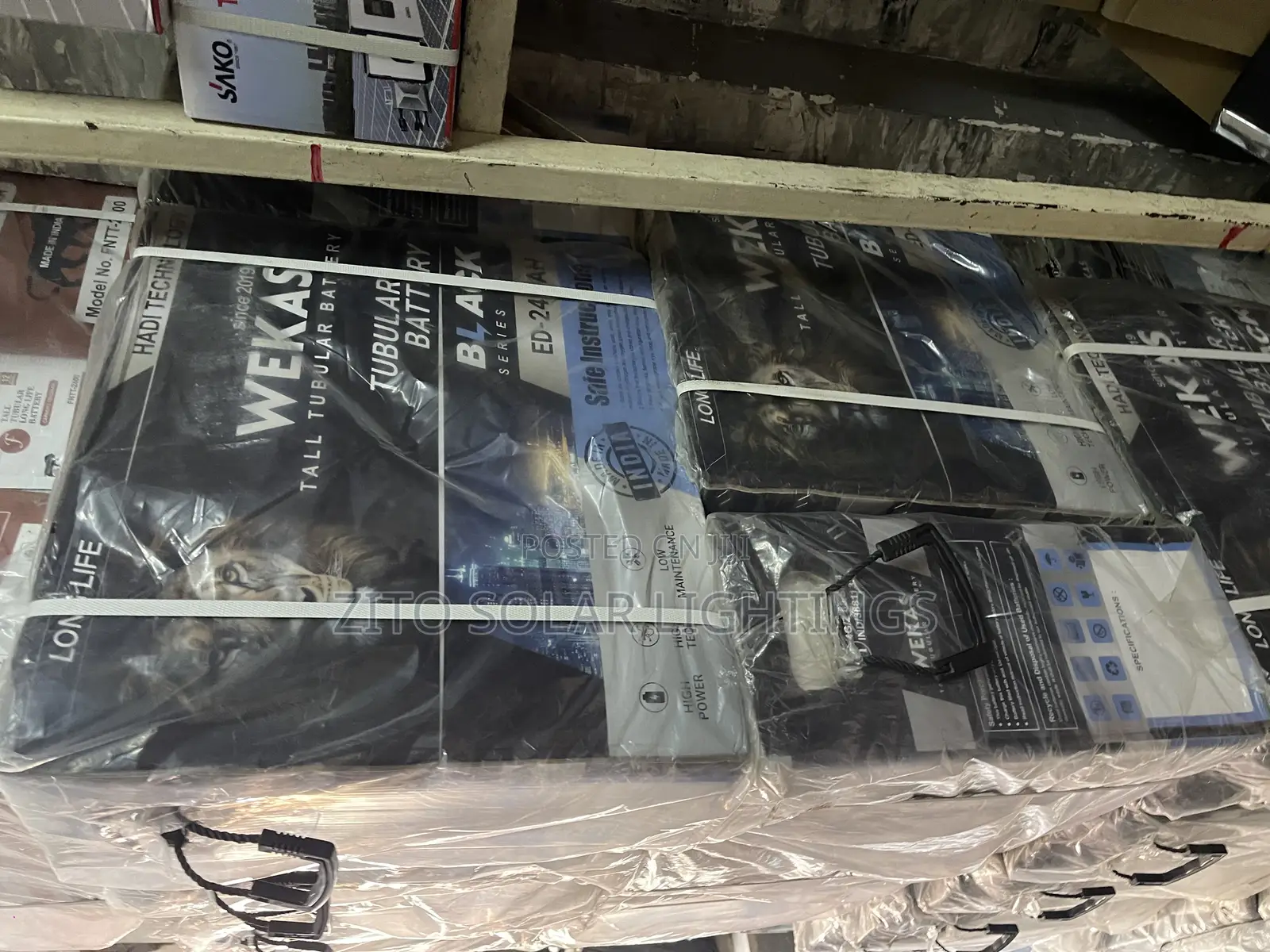 240ah Wekas Solar Tubular Battery