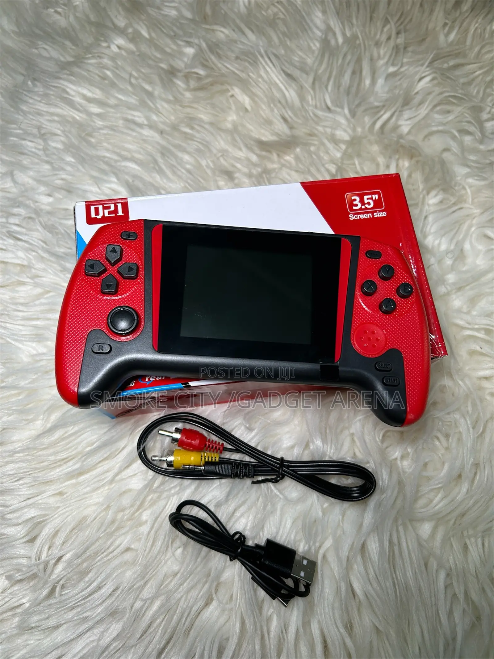 Q21 Handheld Game Console -500games in White , Red and Blue