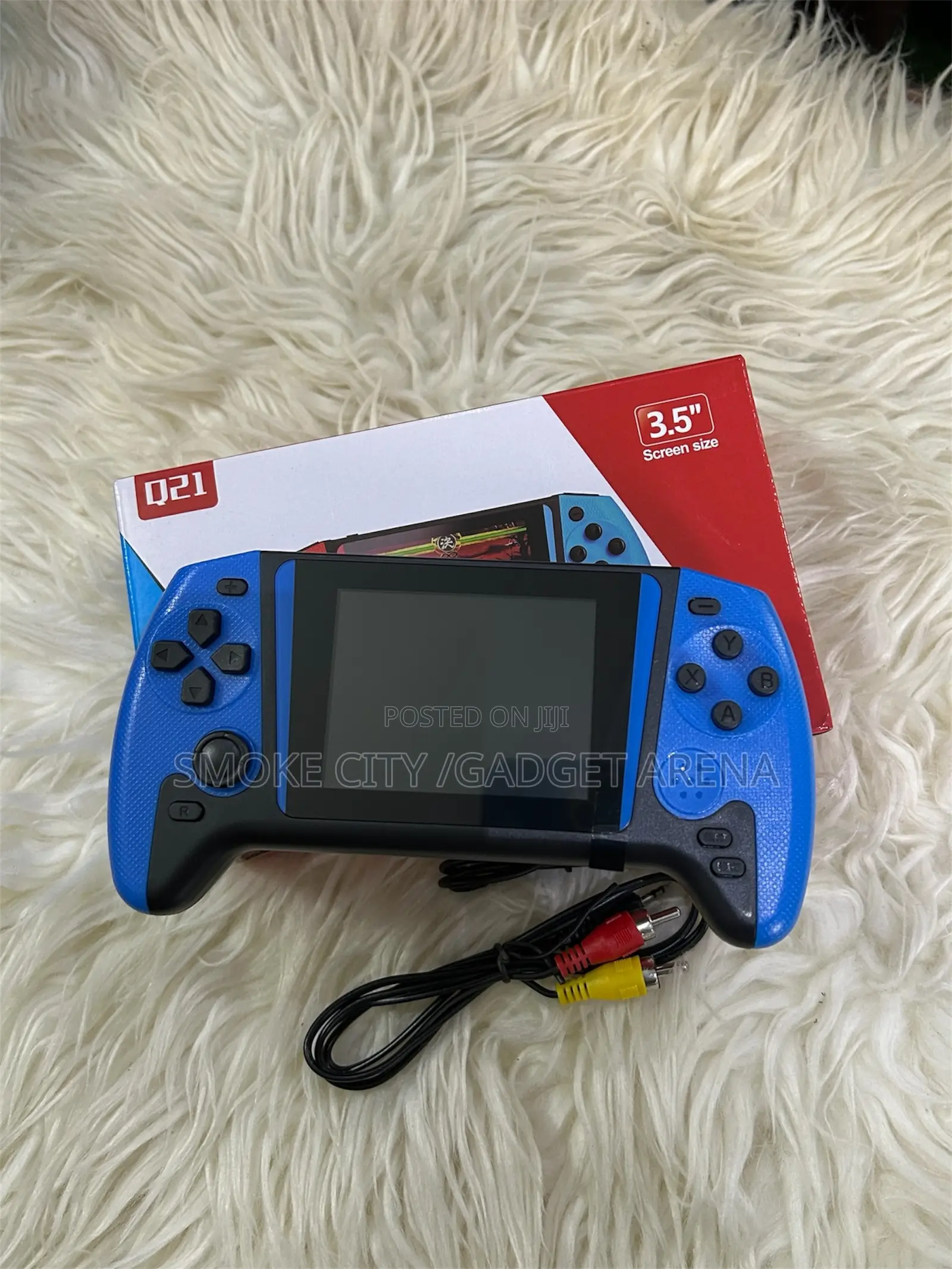 Q21 Handheld Game Console -500games in White , Red and Blue