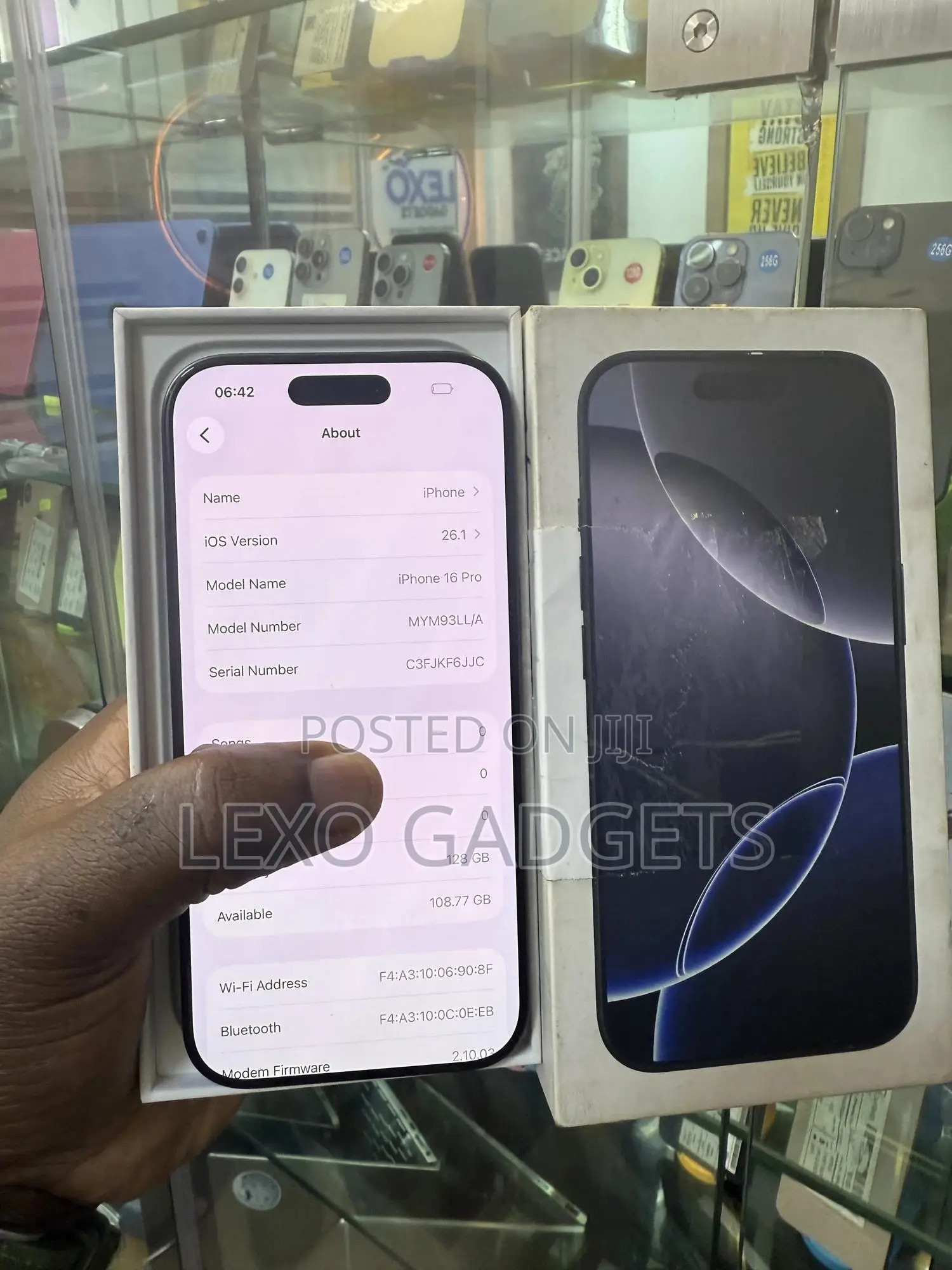 New Apple iPhone 16 Pro 128 GB Black