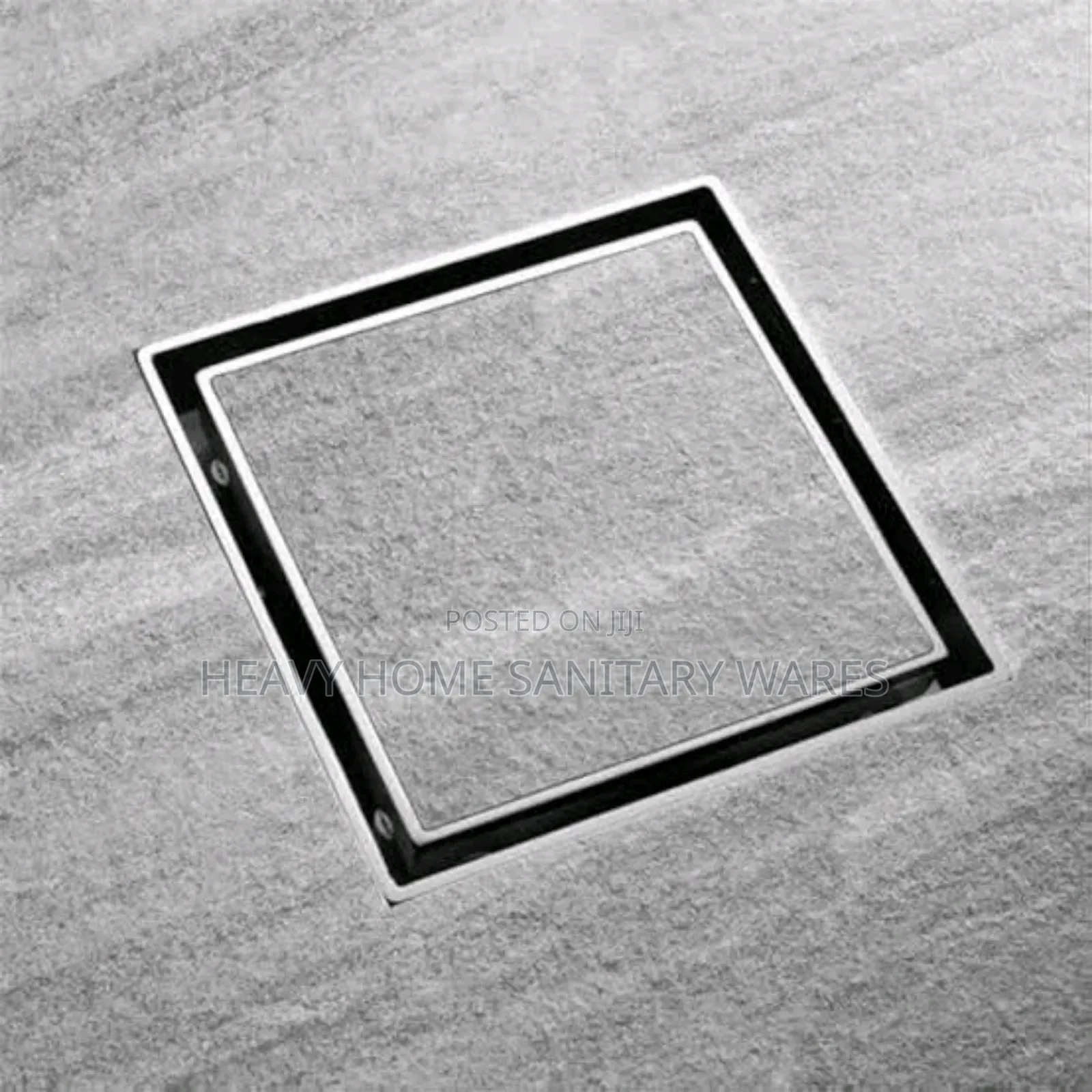10 Cm Black Inside Tiles Floor Drain