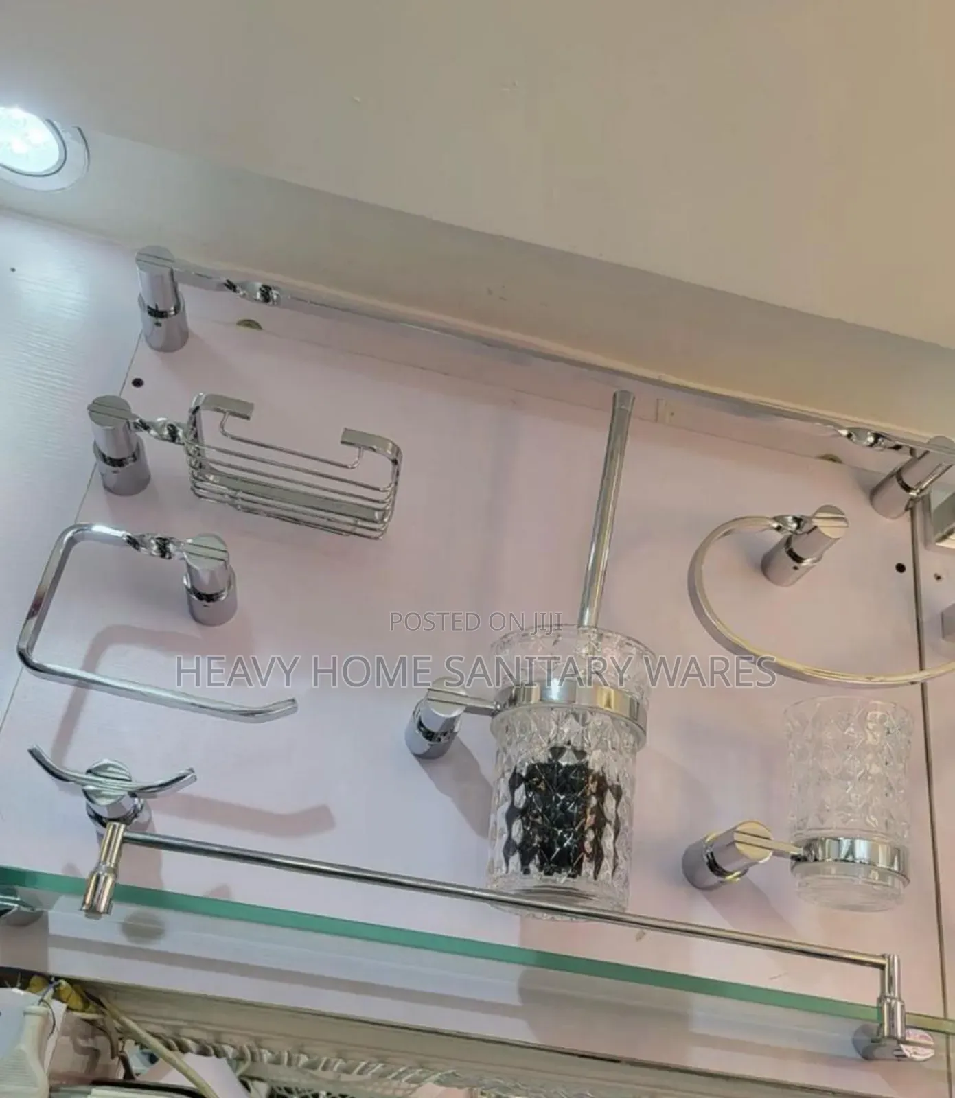 Complete Set of Bathroom Accessories