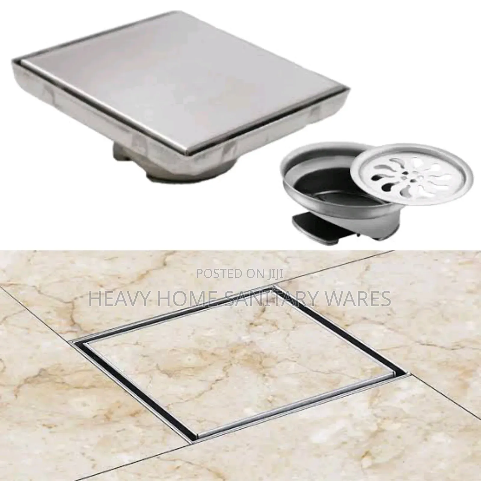 Anti-Rust Inside Tiles Floor Drain