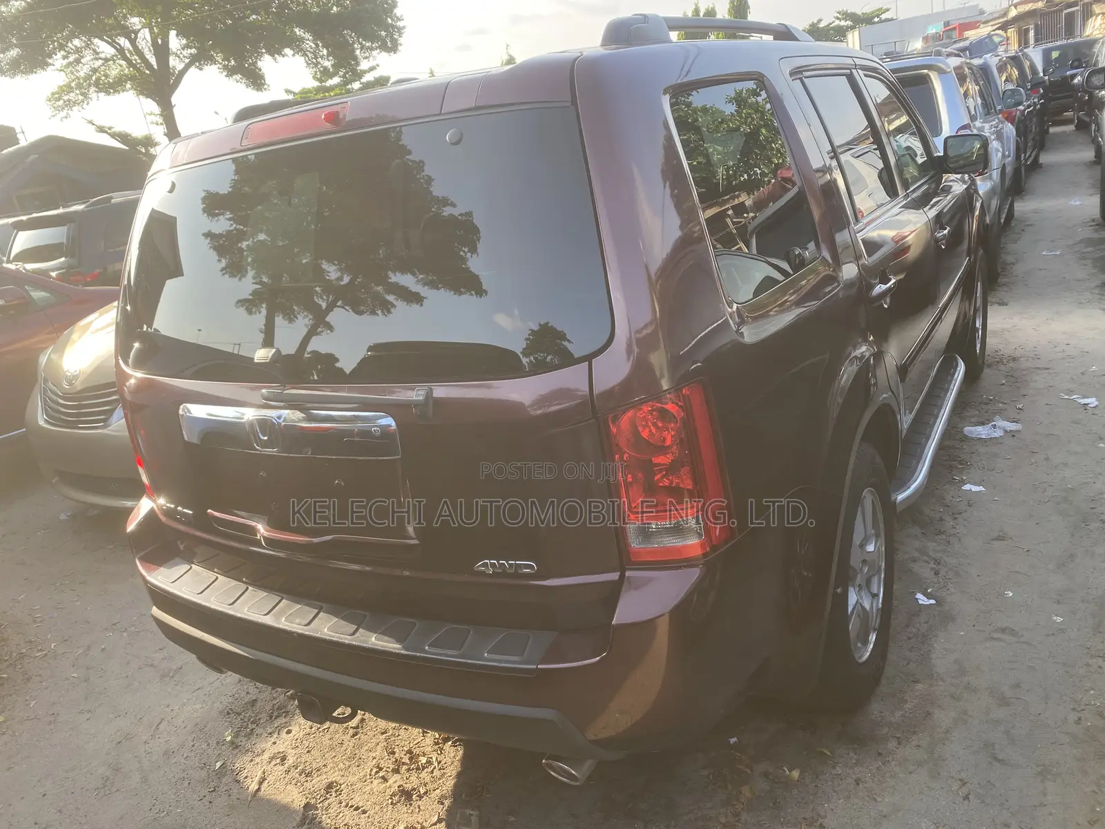 Honda Pilot EX-L 4dr SUV 4WD (3.5L 6cyl 5A) 2010 Red