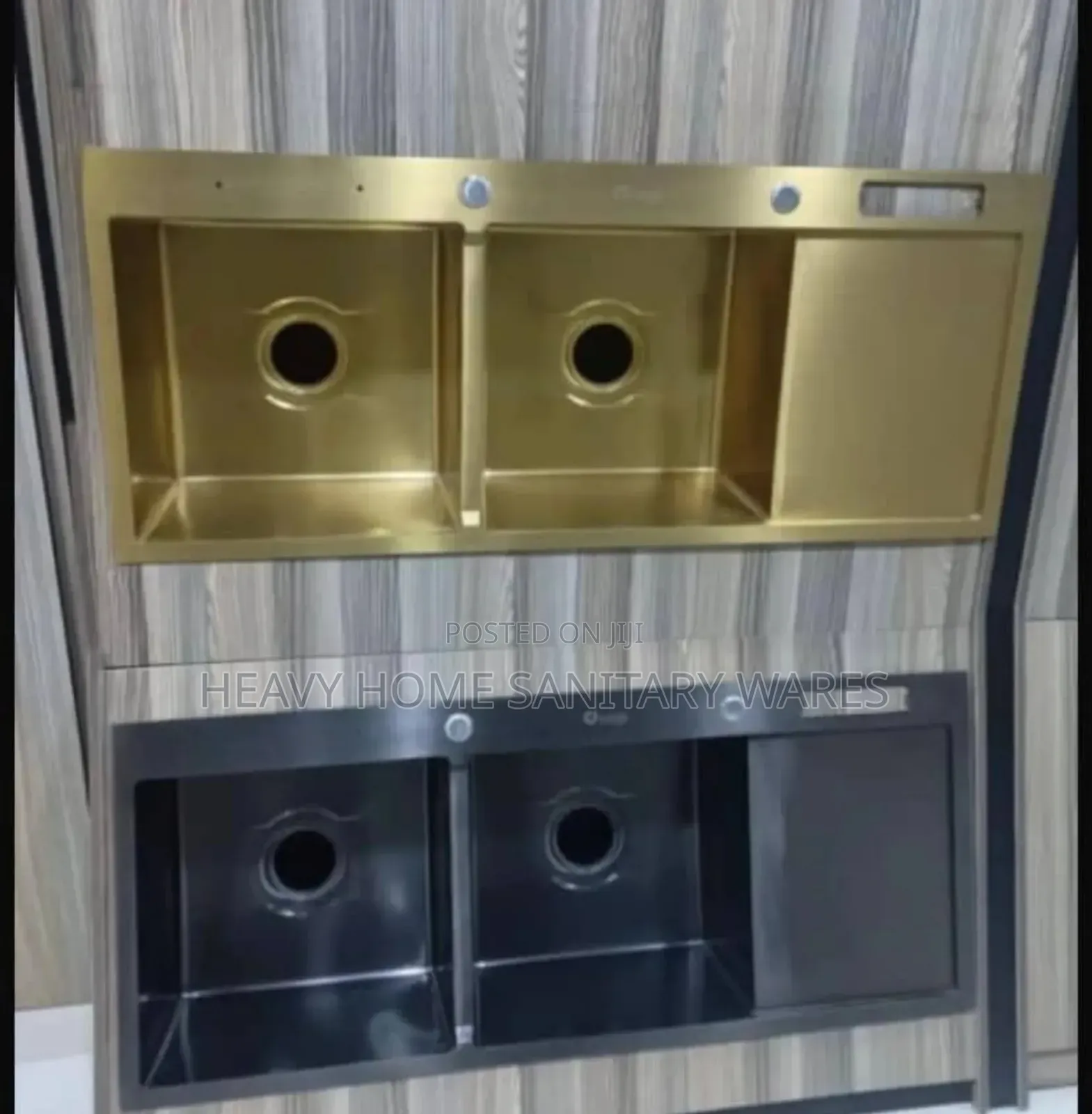 D12 Double Bowl Single Tray Kitchen Sink