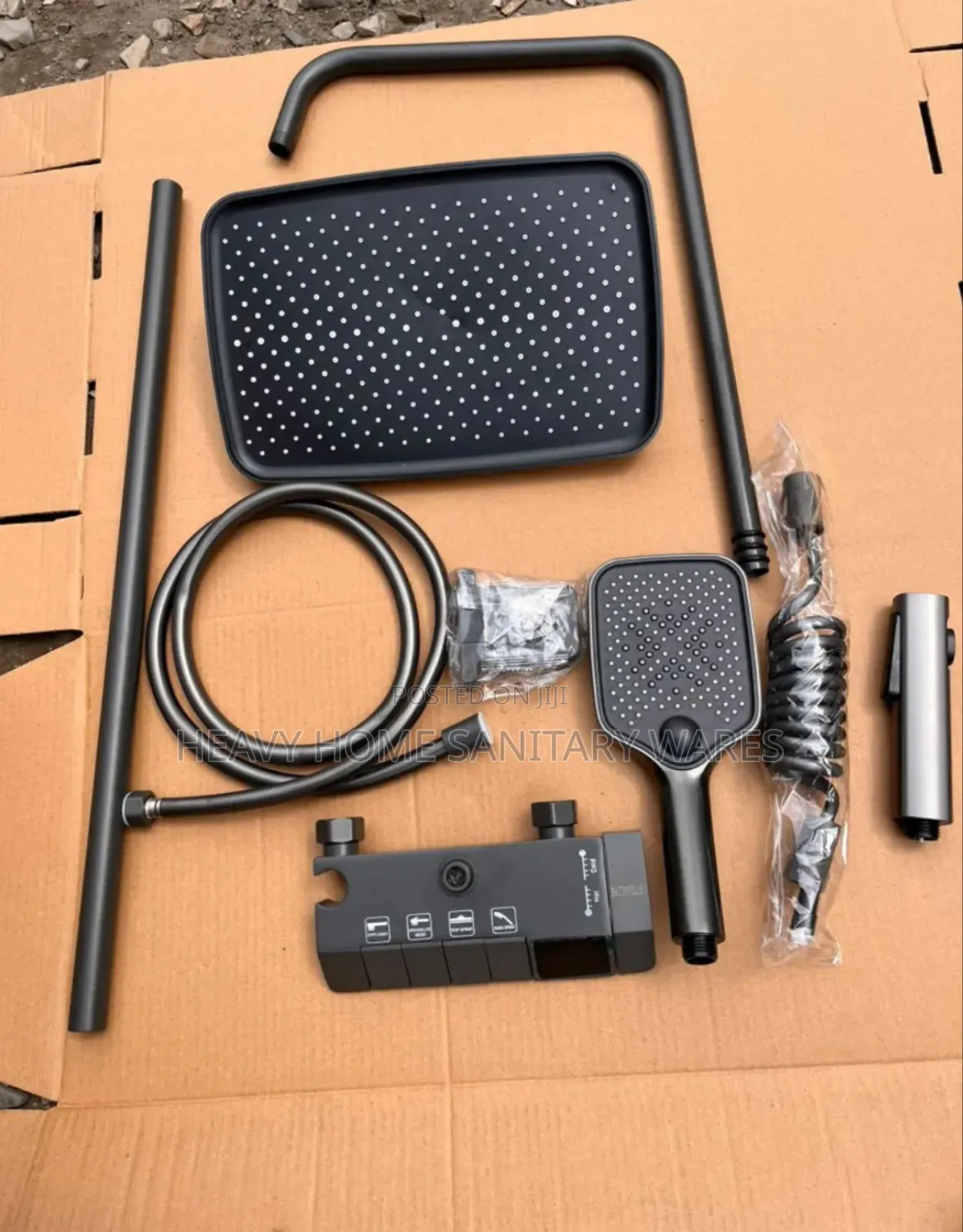 Black Digital Affordable Shower