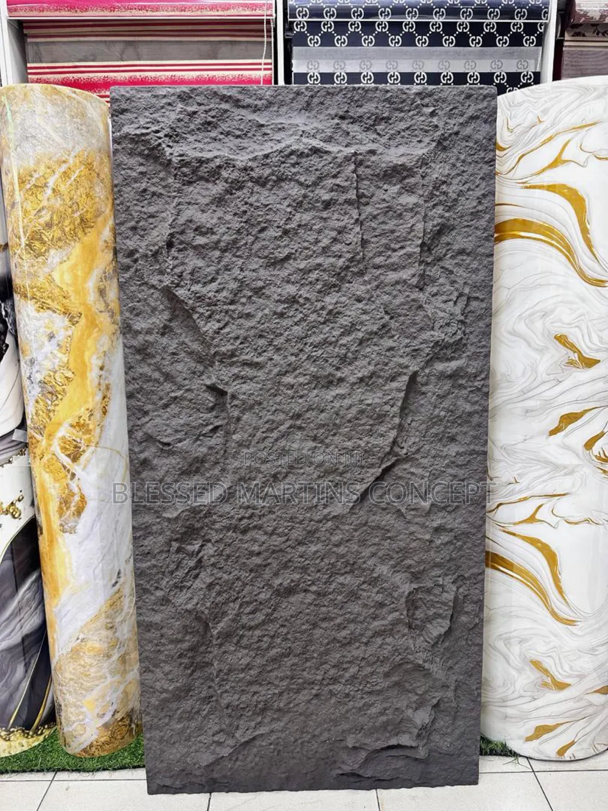 40mm Thickness Pu Stone Panel Good for Tv Console, Interior Walls, Etc