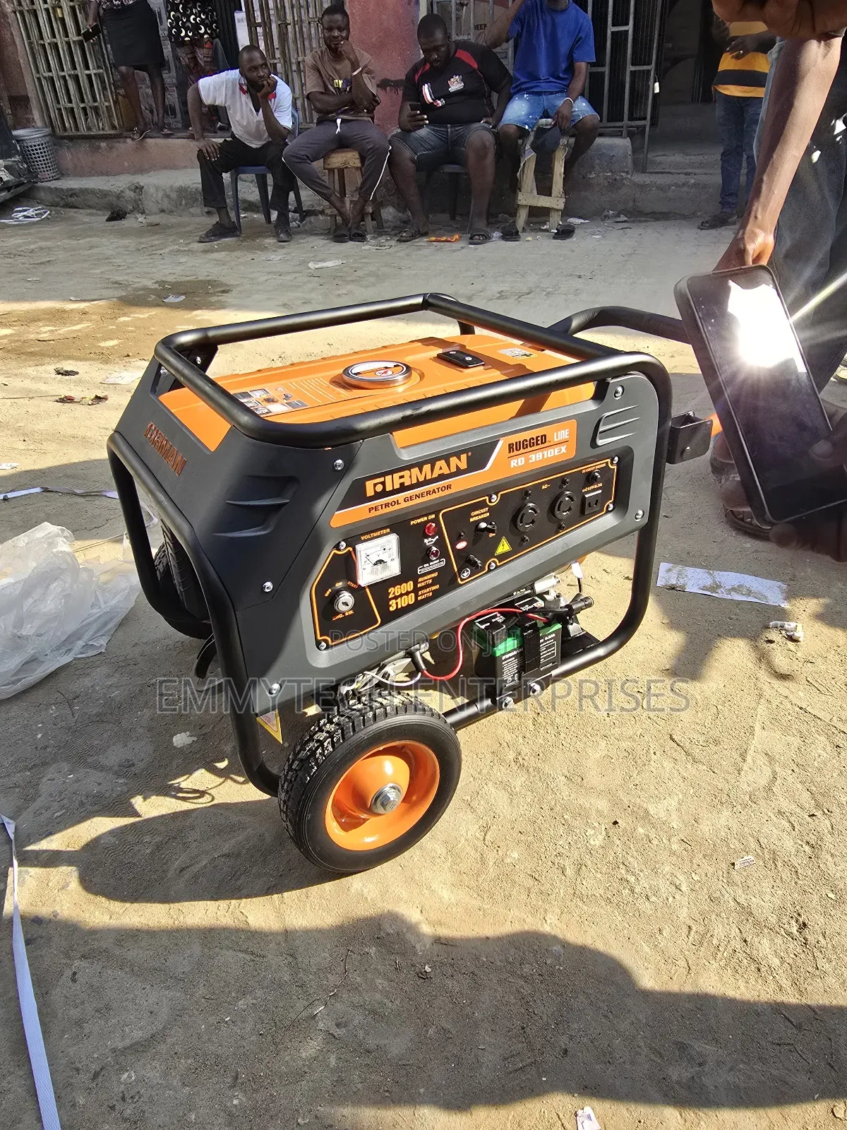 A Brand New Firman Rugged Line Petrol Gen 3.5kva 100% Copper Coil