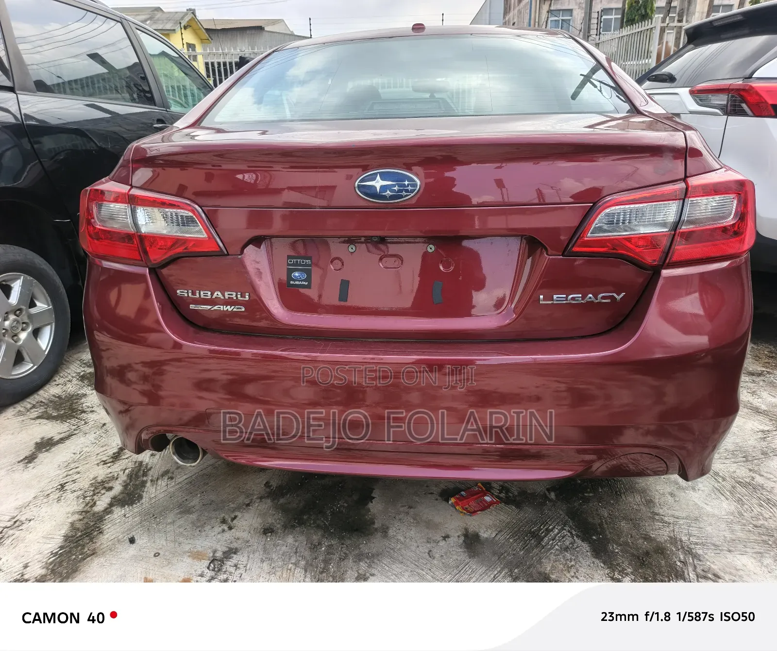 Subaru Legacy 2.5i Premium PZEV 4dr Sedan AWD (2.5L 4cyl CVT) 2015 Red