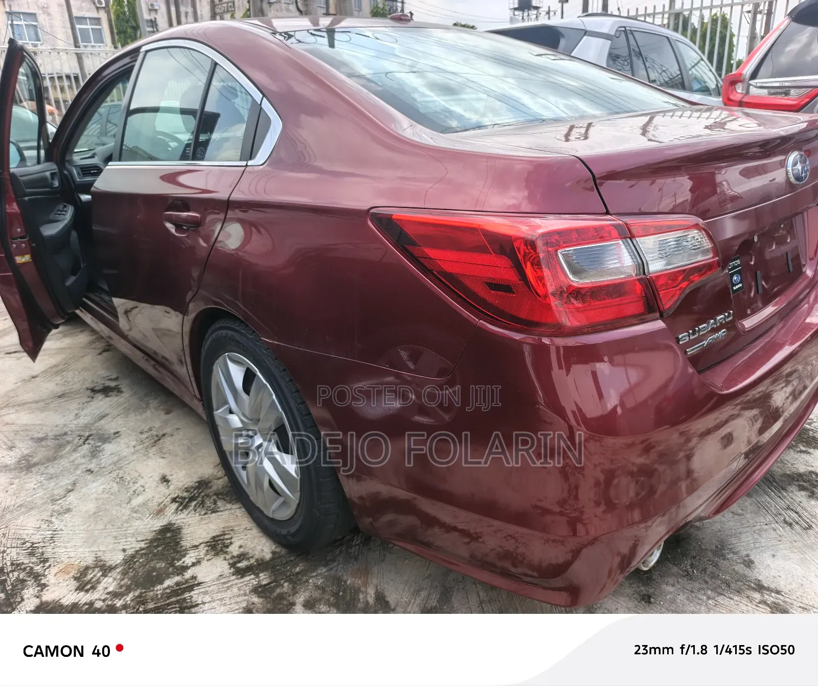 Subaru Legacy 2.5i Premium PZEV 4dr Sedan AWD (2.5L 4cyl CVT) 2015 Red