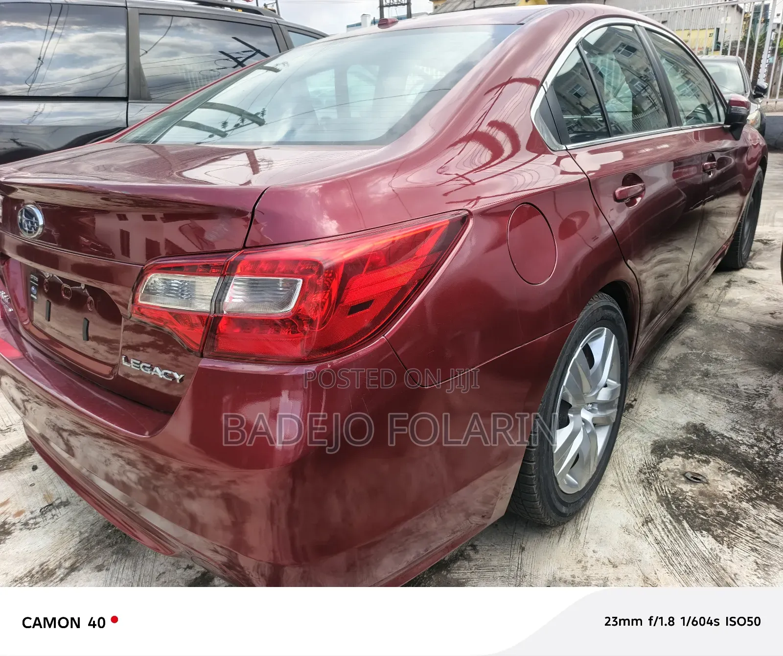 Subaru Legacy 2.5i Premium PZEV 4dr Sedan AWD (2.5L 4cyl CVT) 2015 Red