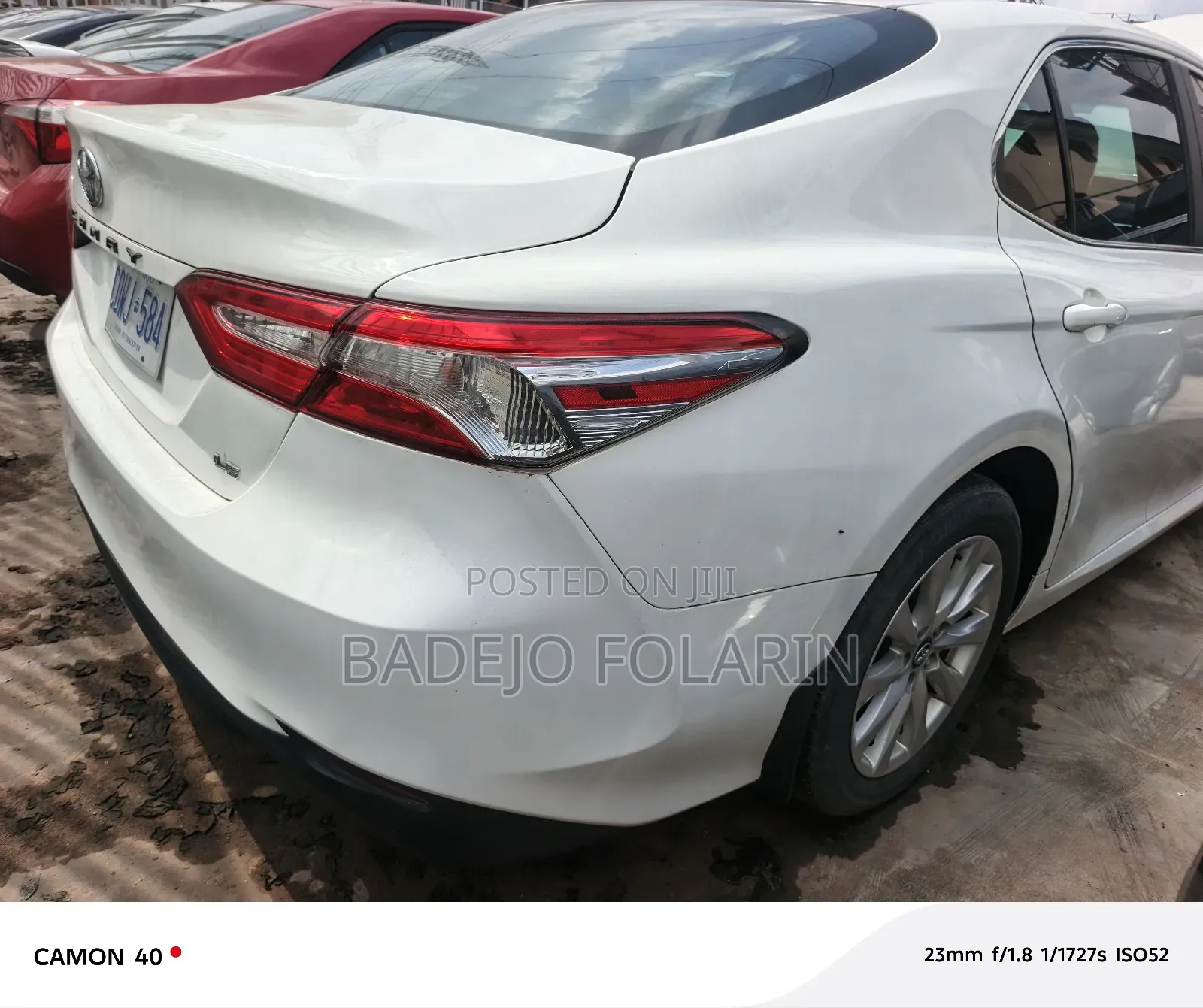 Toyota Camry LE FWD (2.5L 4cyl 8AM) 2018 White