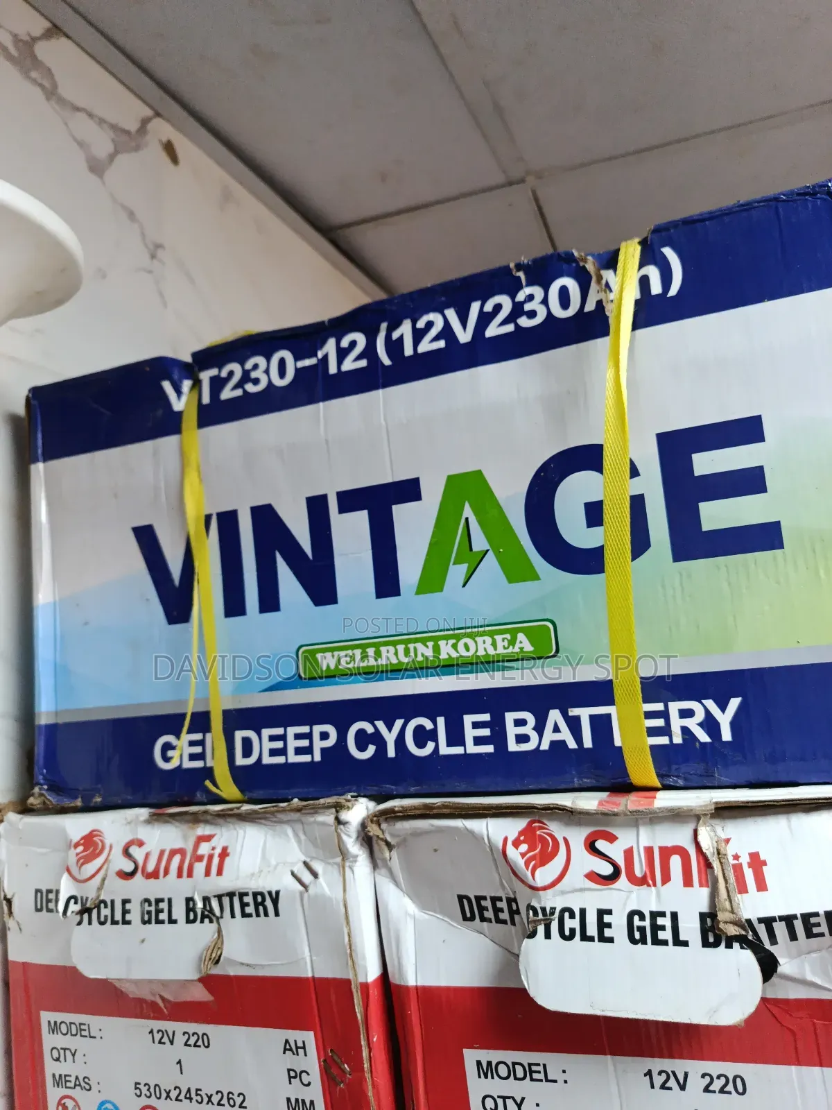 230arh 12v Vintage Gel Battery