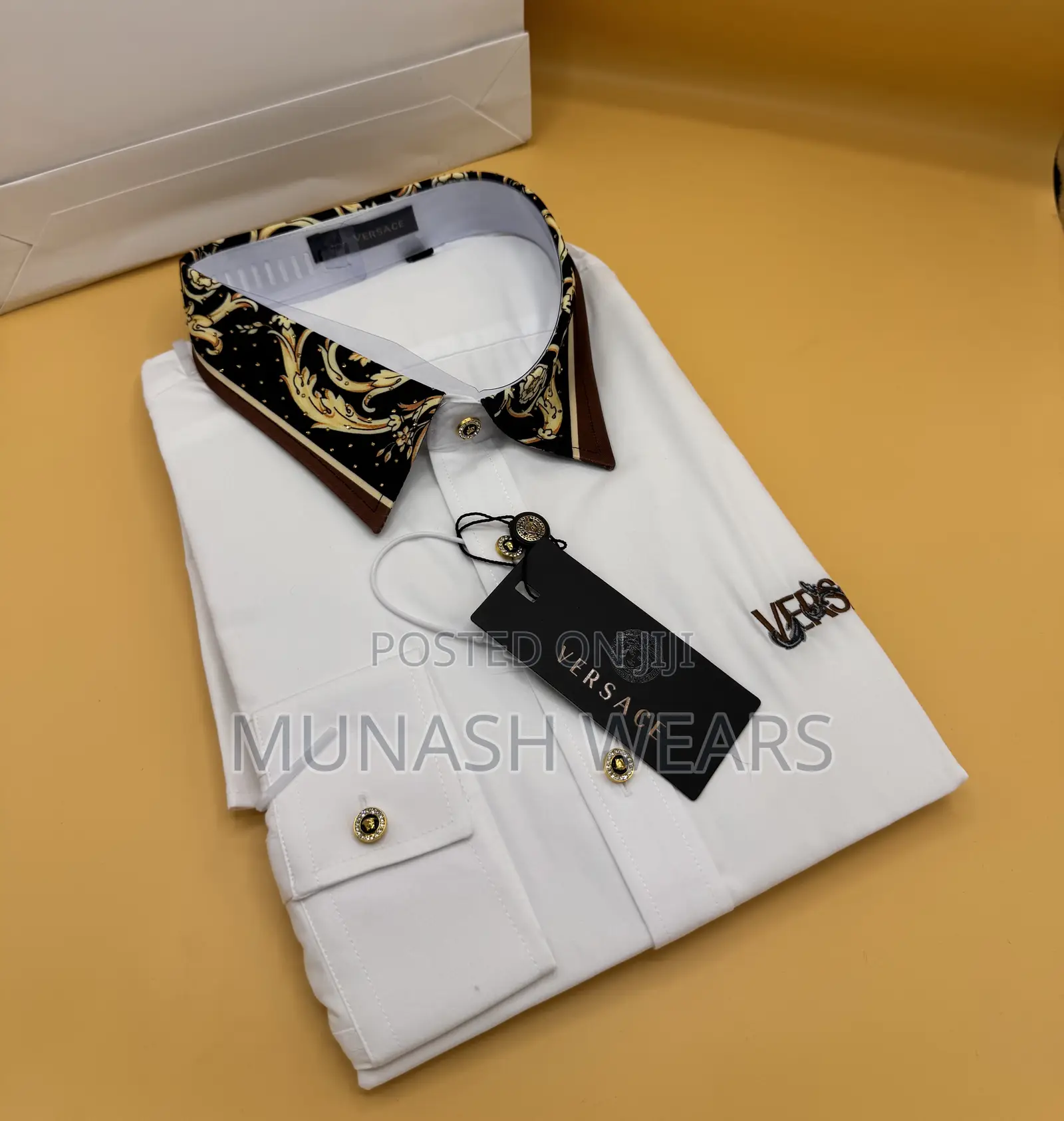 Luxury Versace Shirt White S-5xl