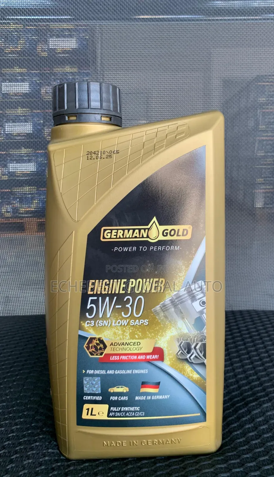 German Gold Latest Engine Oils.The Best Oil That Put Smiles On