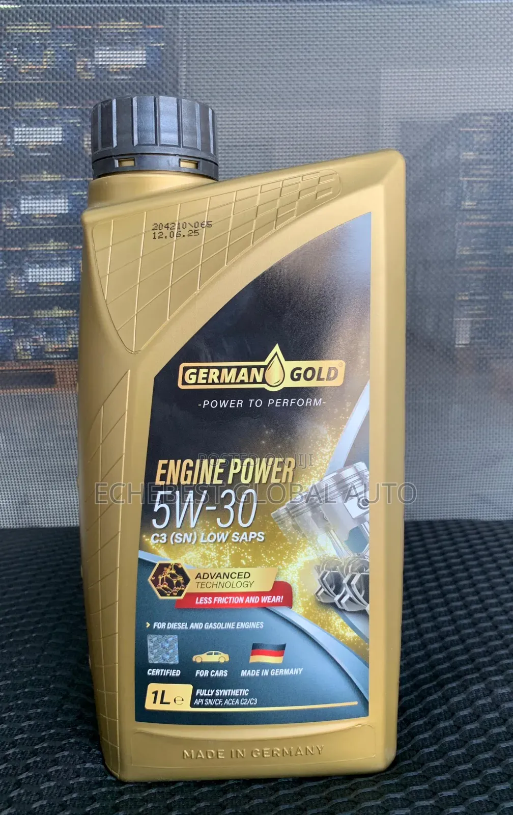 German Gold Latest Engine Oils.The Best Oil That Put Smiles On