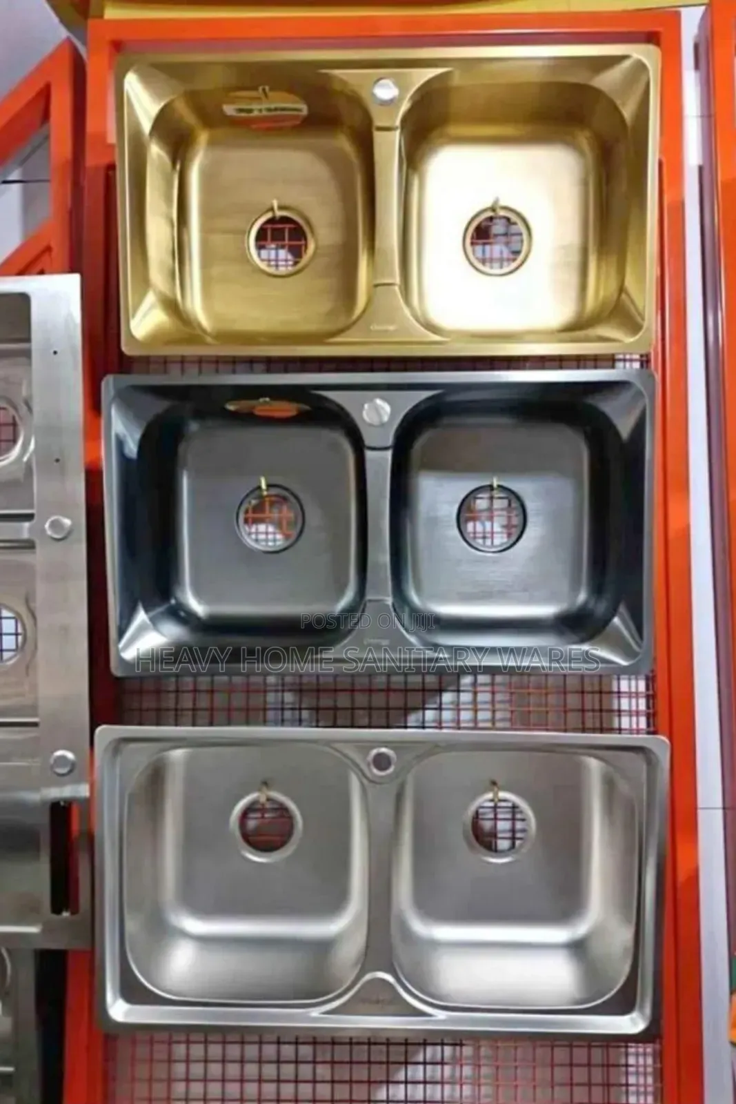 Original Steel Double Bowl Sink