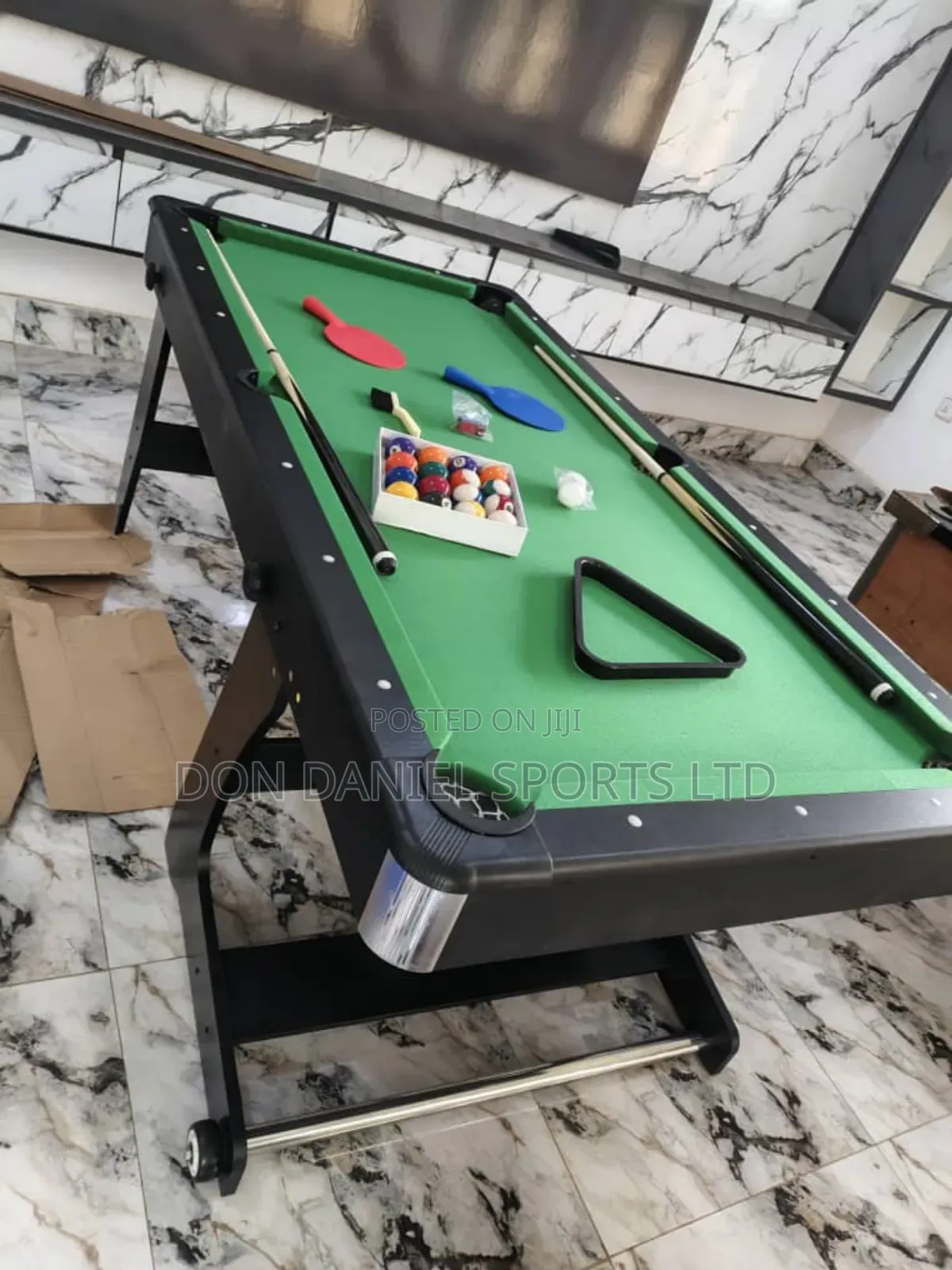 Two in One Snooker With Table Tennis Board