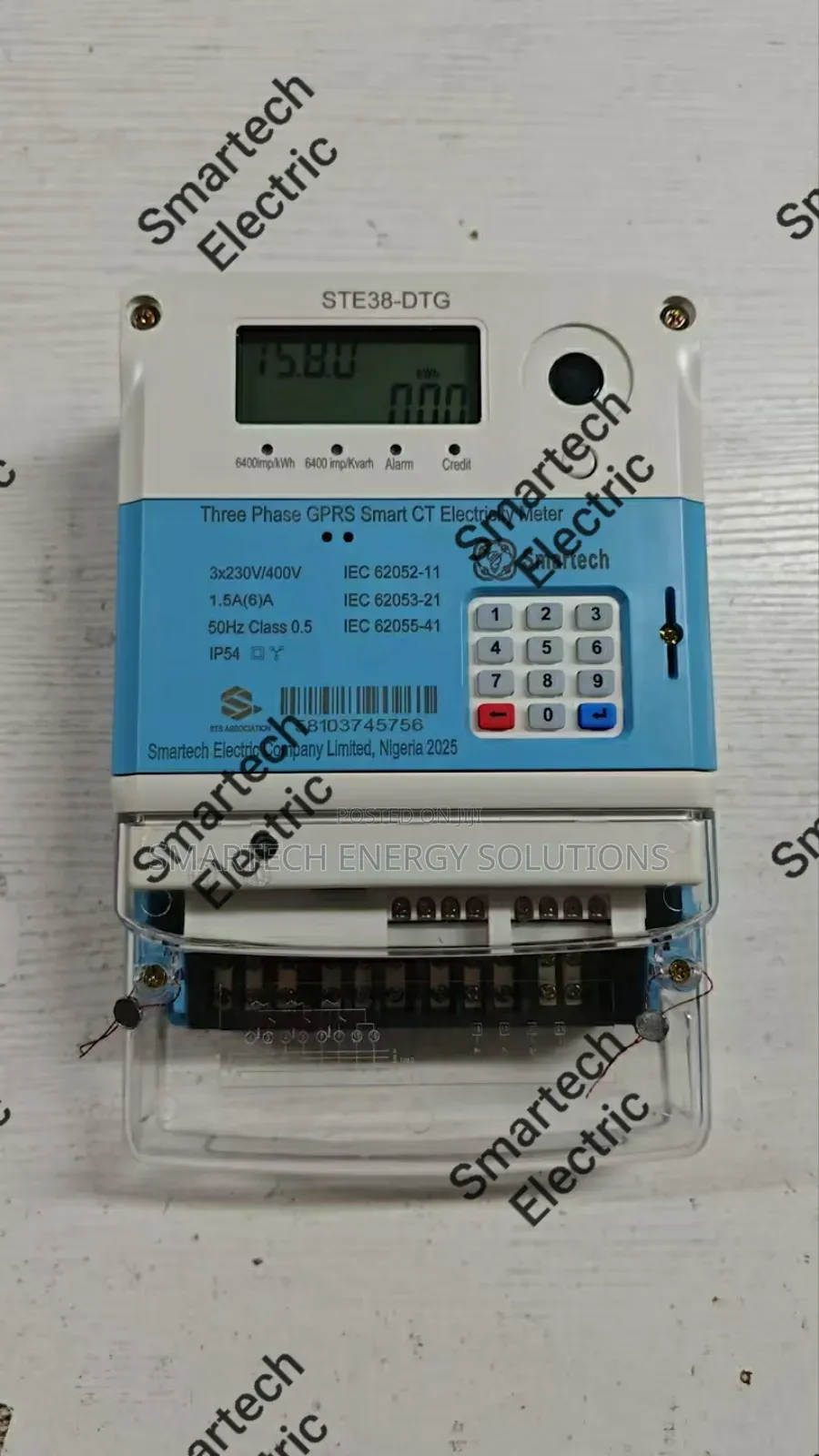 Ste38-g Three Phase Gprs Prepaid Check Meter Gprs Module With Ciu