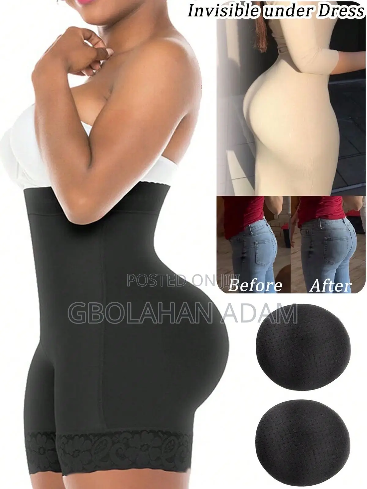 Thick Pads Hip Enhancer Panties Buttock Padded