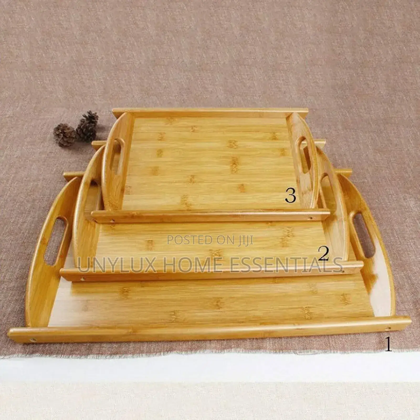 3in1 Bamboo Tray