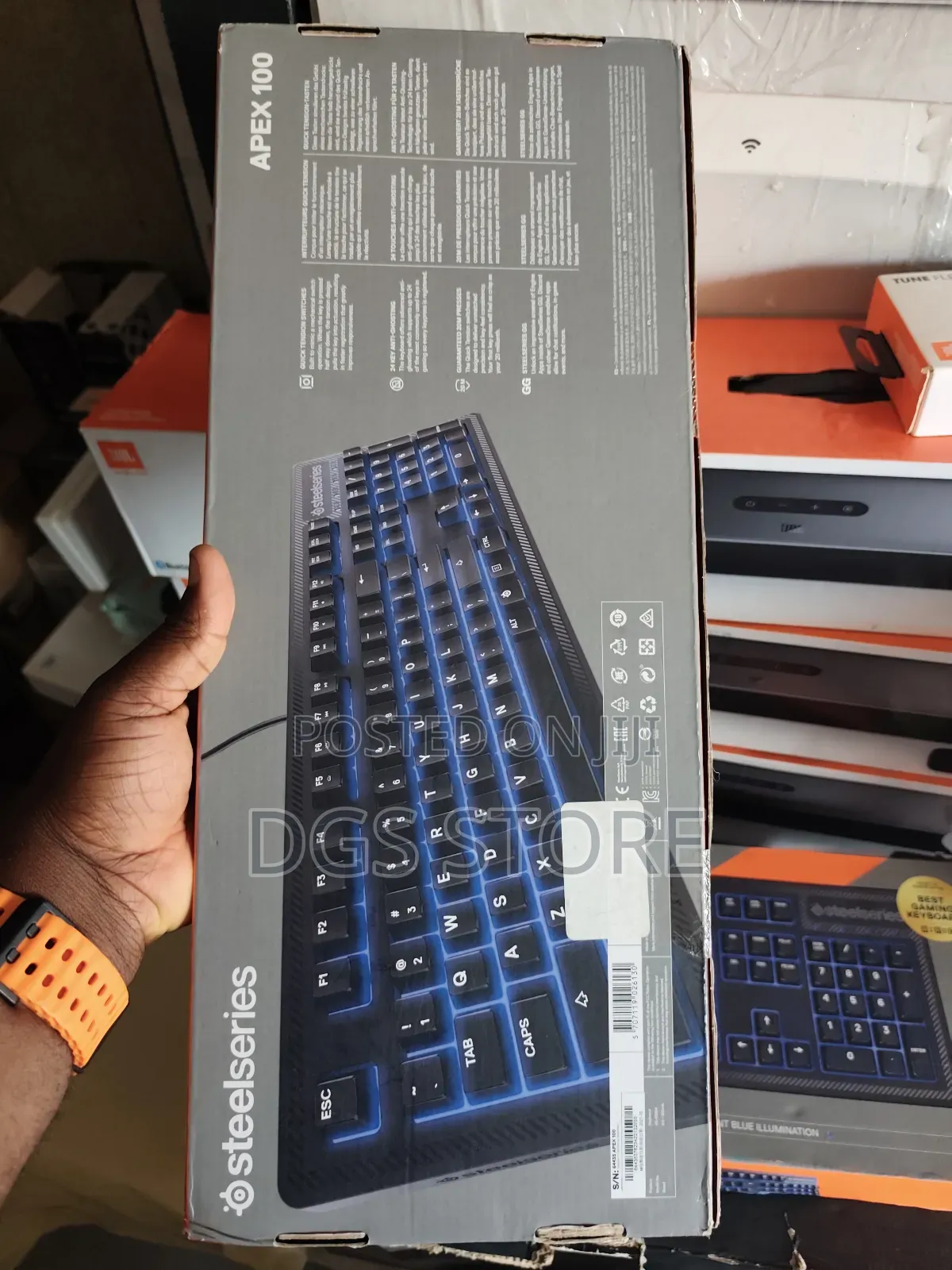 Steelseries Apex 100 Wired Illuminated Gaming Keyboard