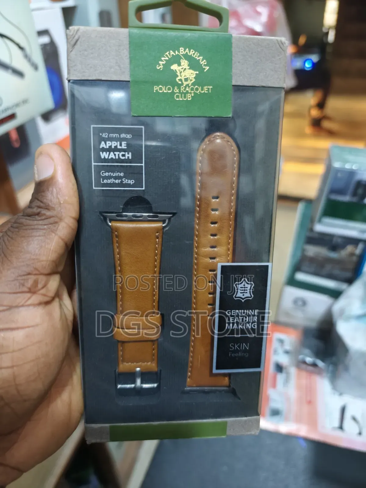Santa Barbara Polo Apple Genuine Leather Strap