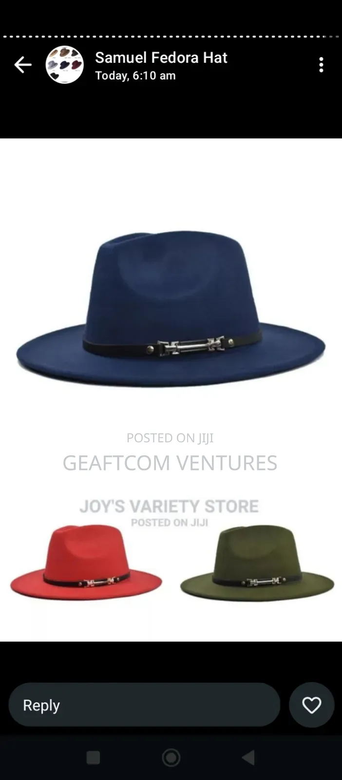 Quality Fedora Cap