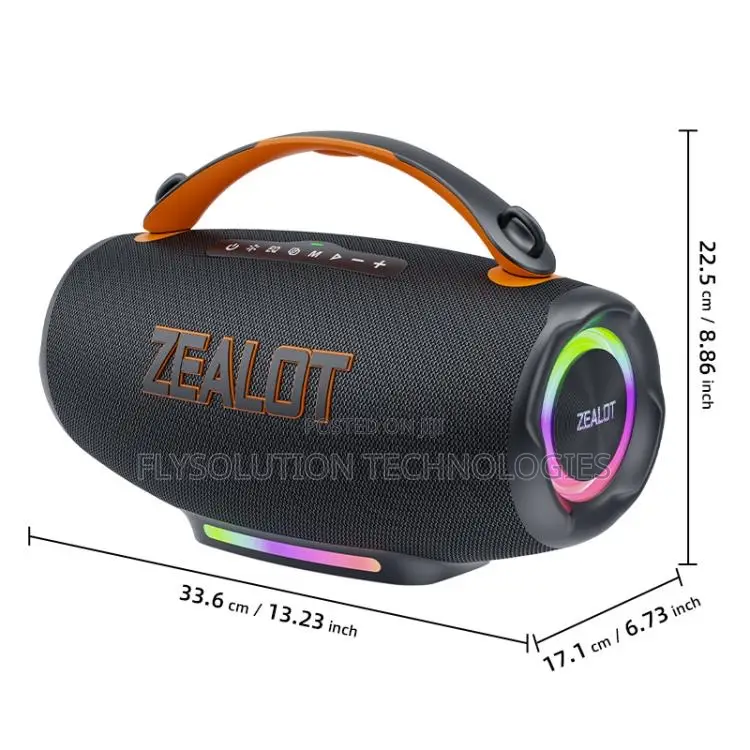 Zealot S167 100w Portable Handheld Outdoor RGB Bluetooth Speaker