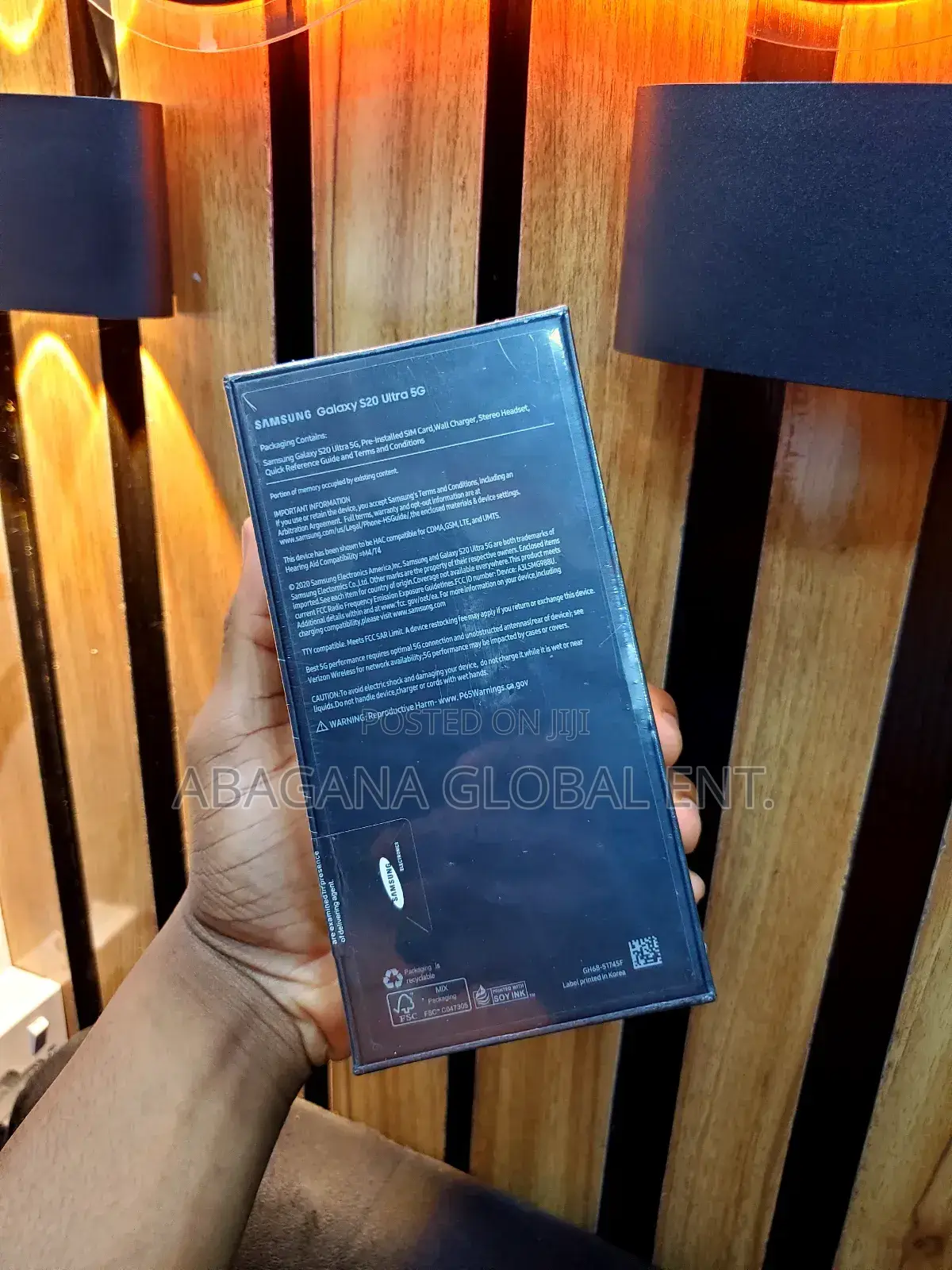 New Samsung Galaxy S20 Ultra 5G 128 GB Gray