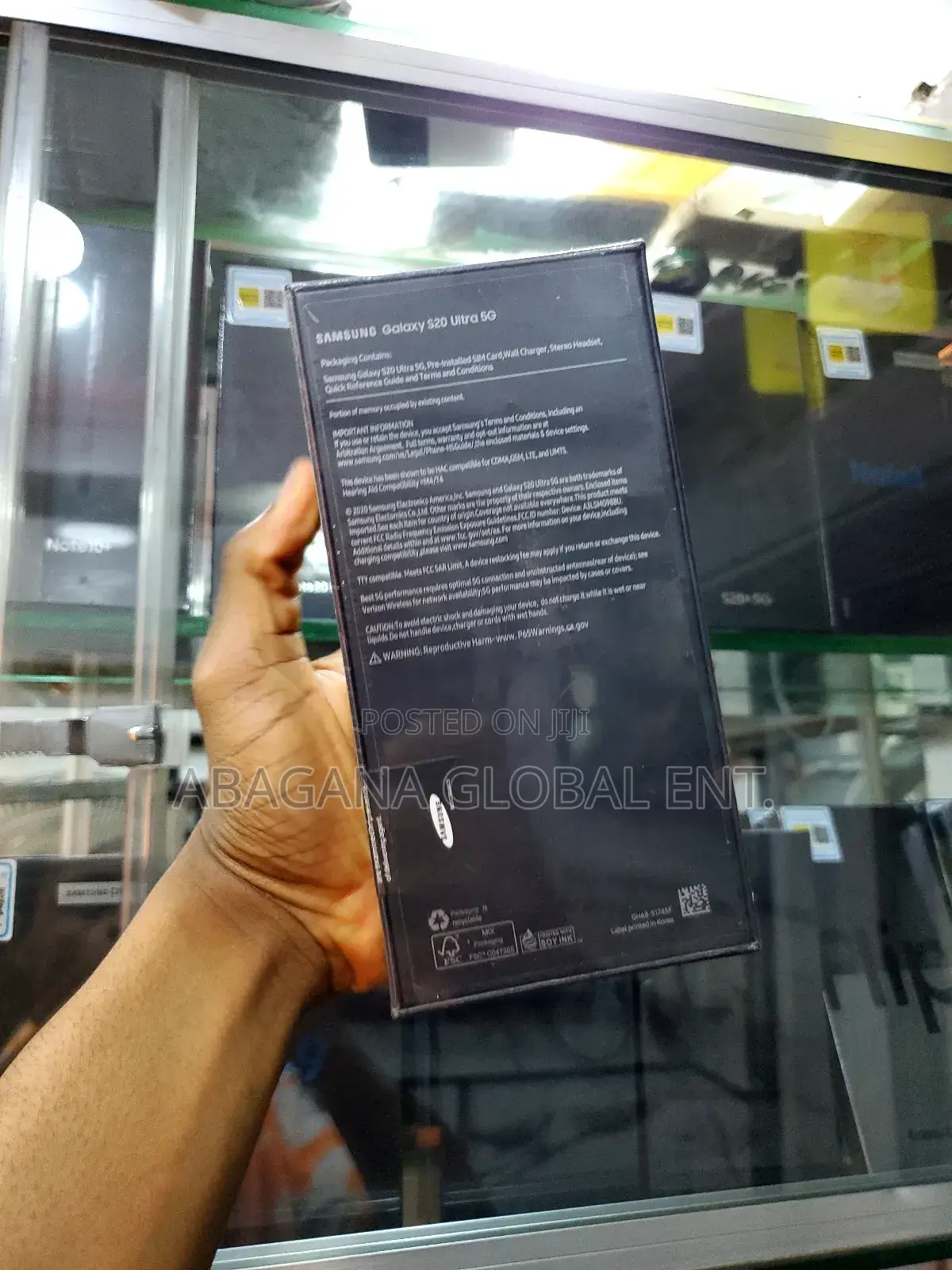 New Samsung Galaxy S20 Ultra 5G 256 GB Black