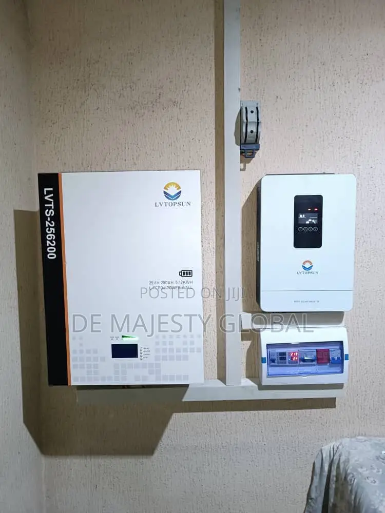 Lvtopsun 5kwh Lithium Battery Installed With 3.6kw 24v System