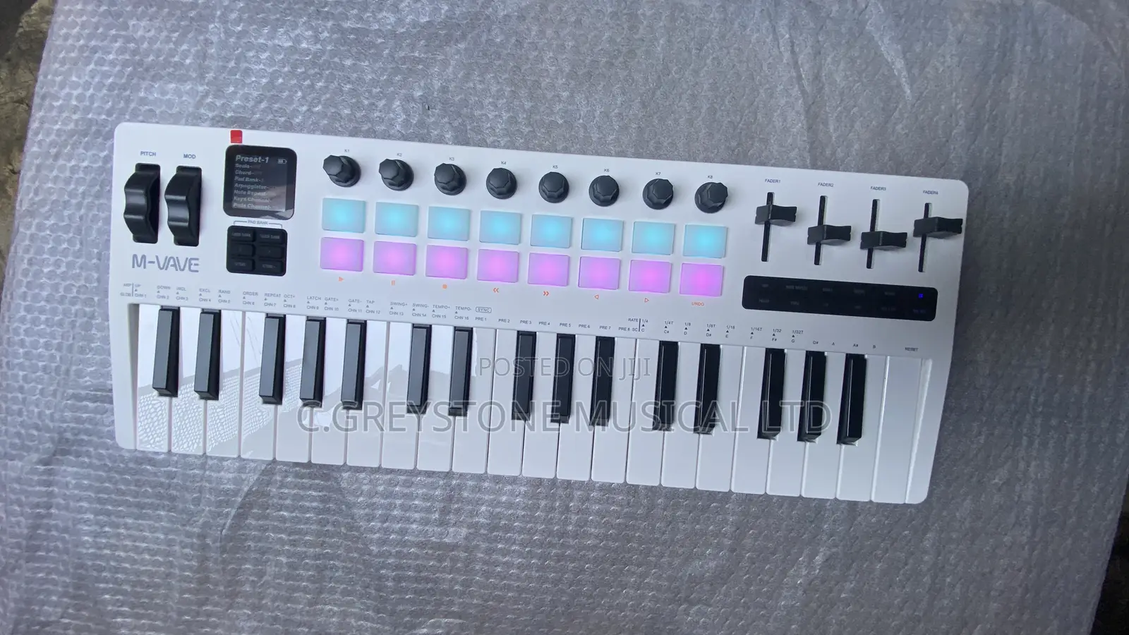 Midi Keyboard Mvave 37 Pro