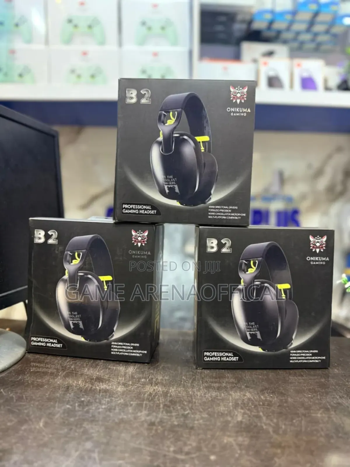Onikuma B2 Gaming Headset – 20mw Powerful Audio + Noise Reduction