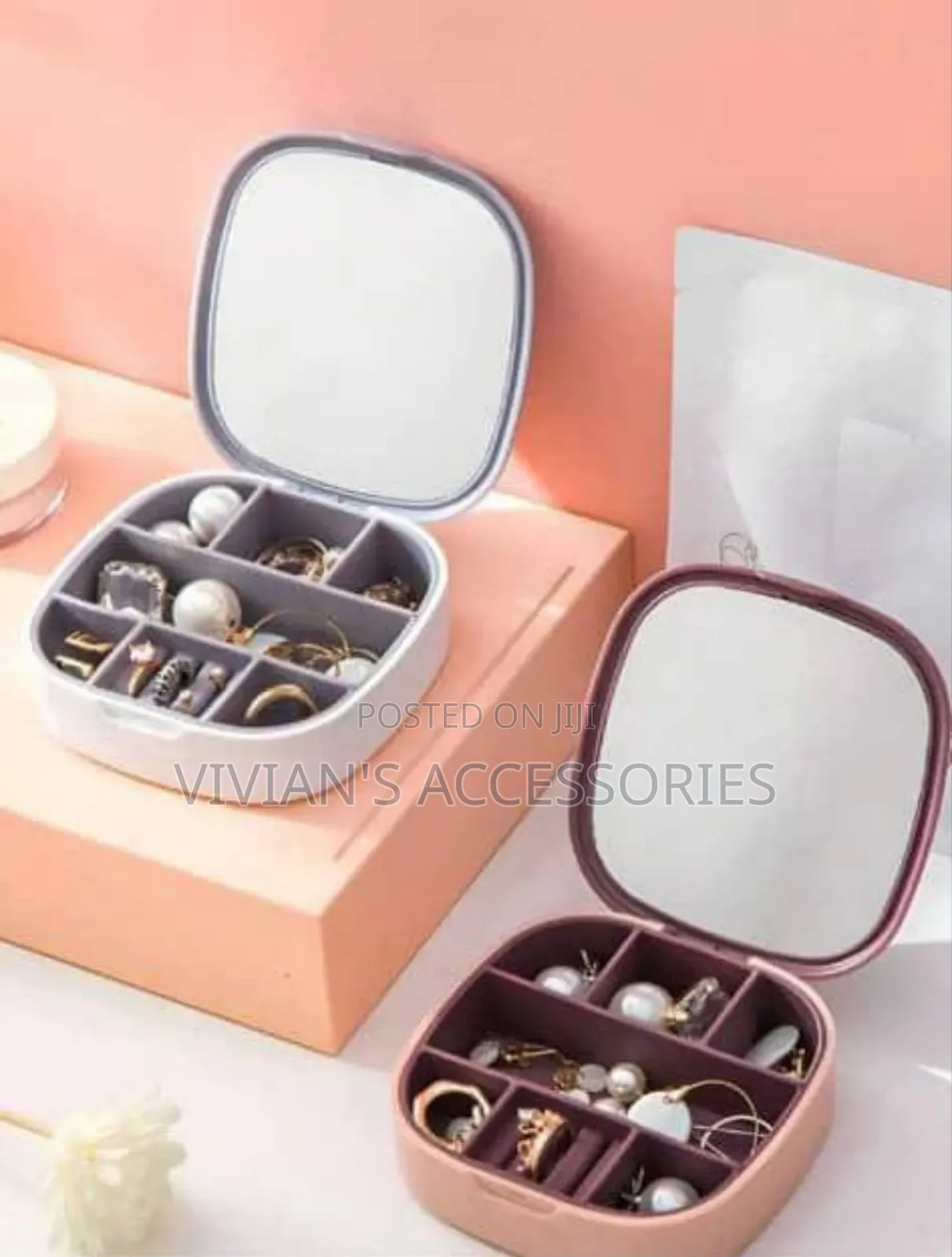 Mini Portable Jewelry Box